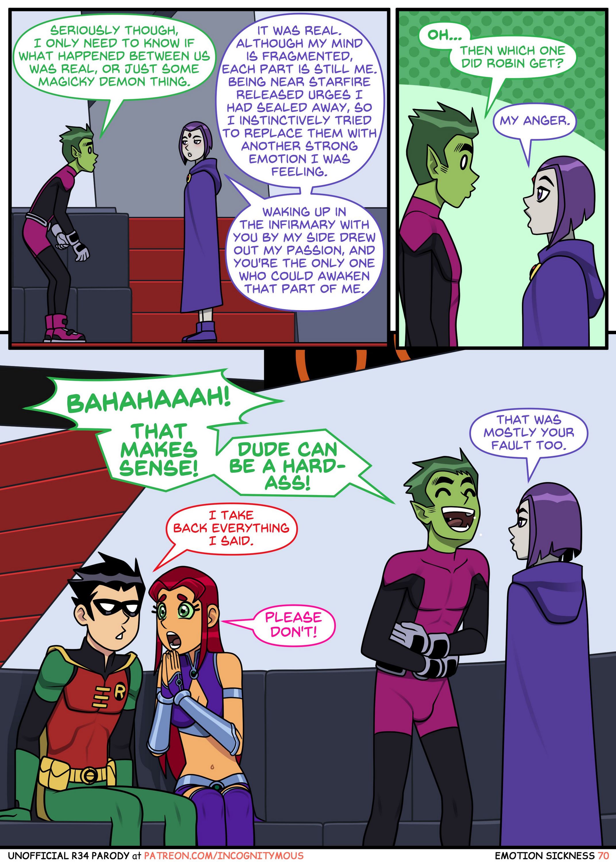 Emotional Sickness (Teen Titans) [Incognitymous], Emotional Sickness 2, page 14 of 39