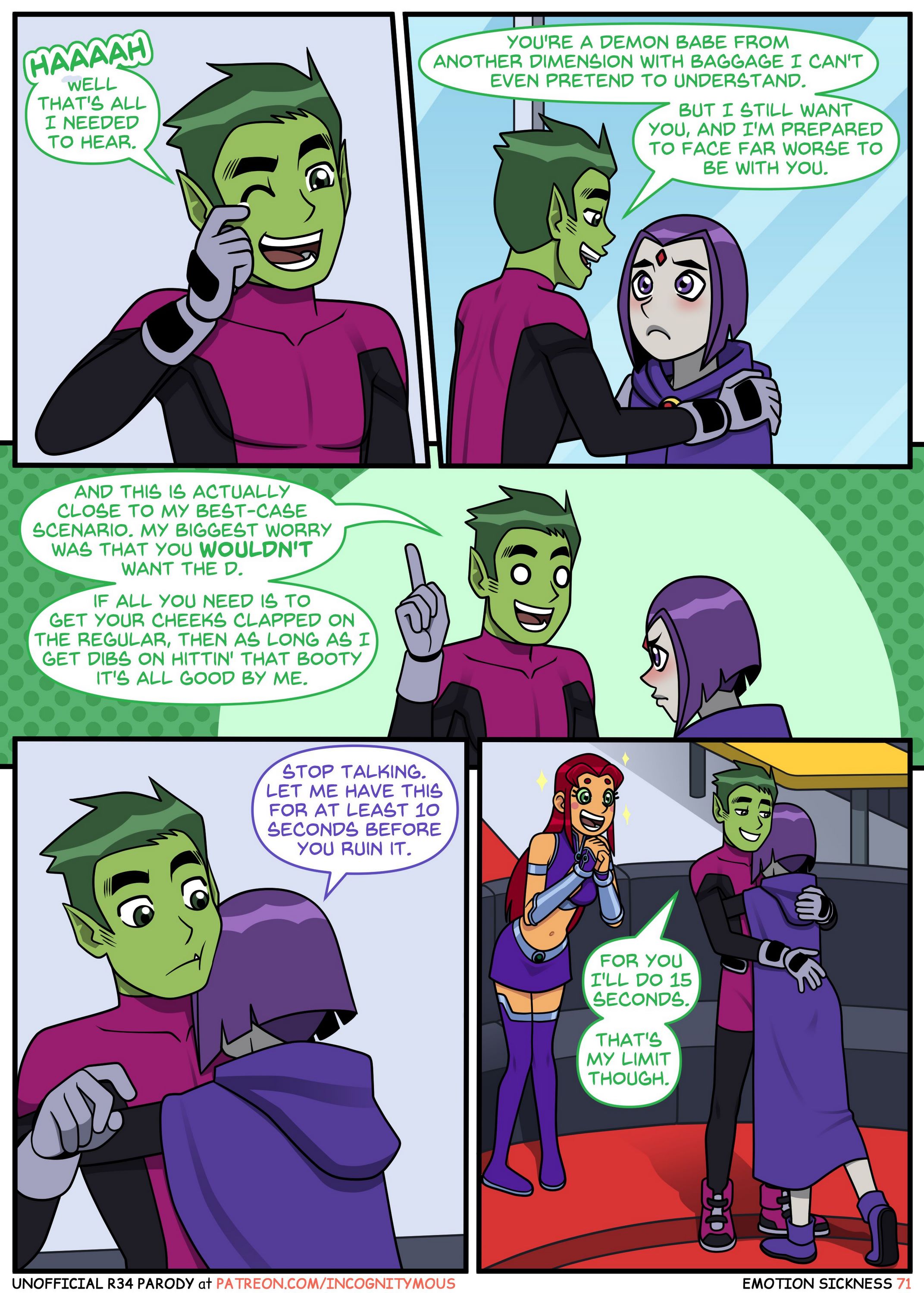Emotional Sickness (Teen Titans) [Incognitymous], Emotional Sickness 2, page 15 of 39