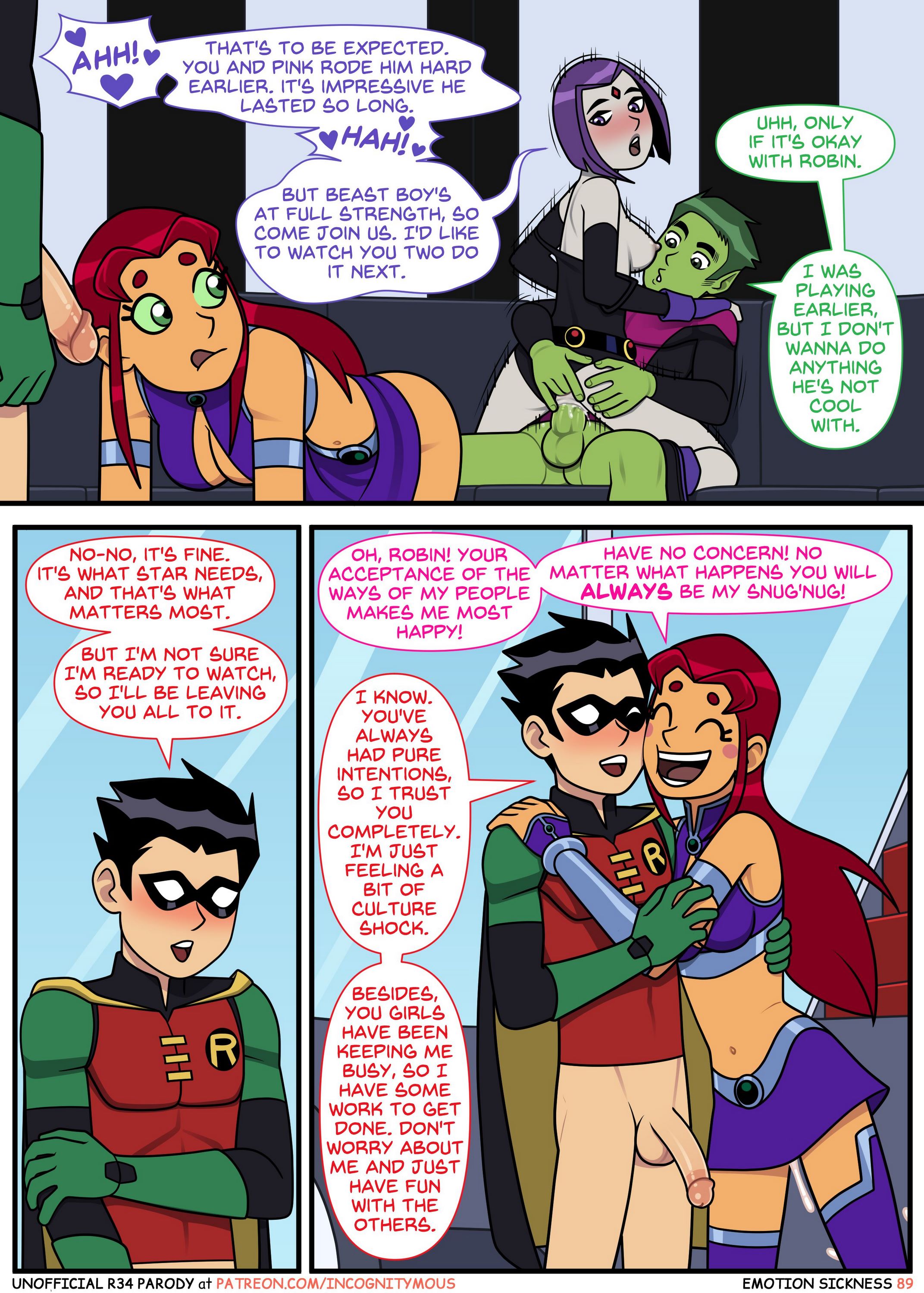 Emotional Sickness (Teen Titans) [Incognitymous], Emotional Sickness 2, page 33 of 39