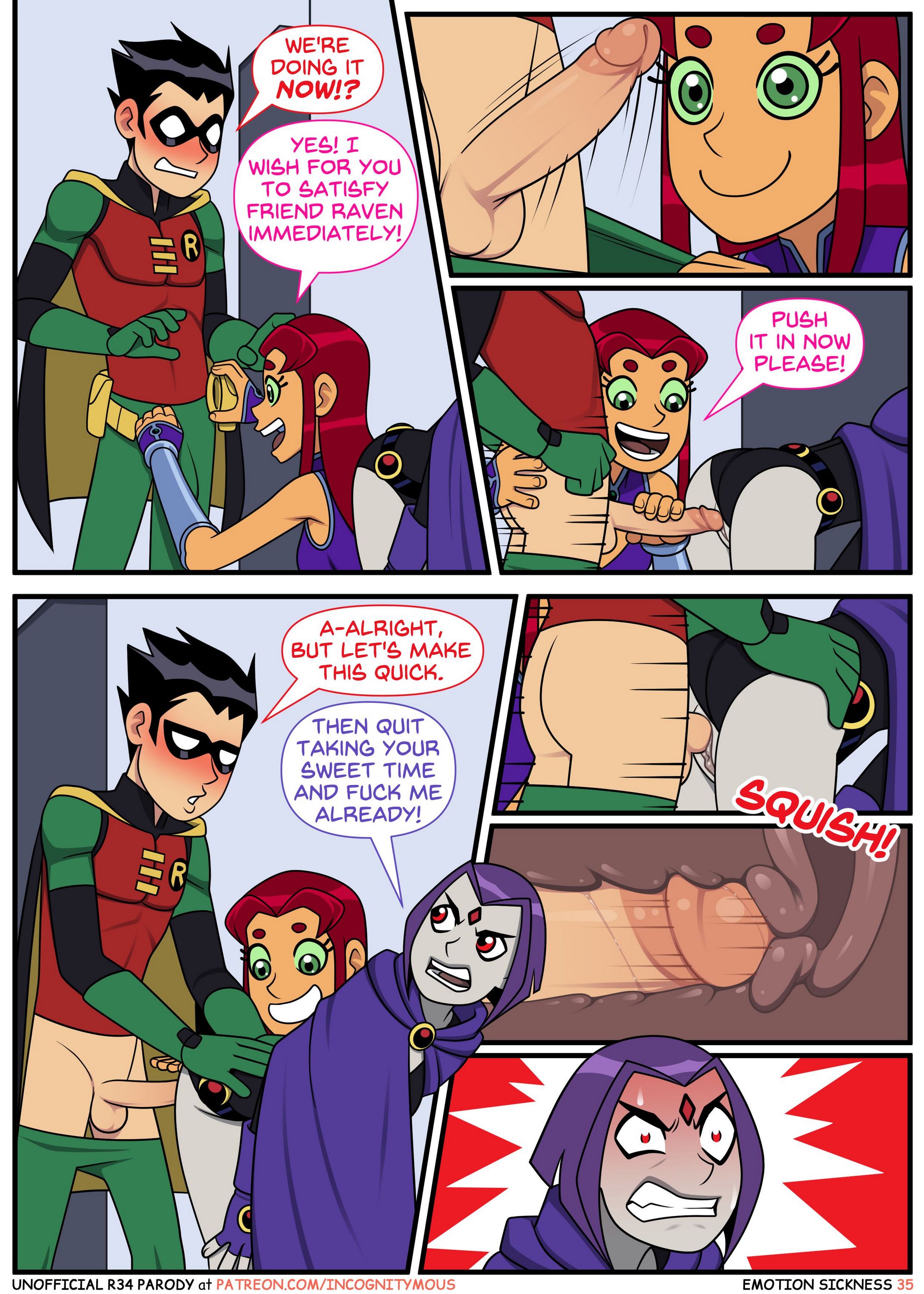 Emotional Sickness (Teen Titans) [Incognitymous], Emotional Sickness 1, page 34 of 53