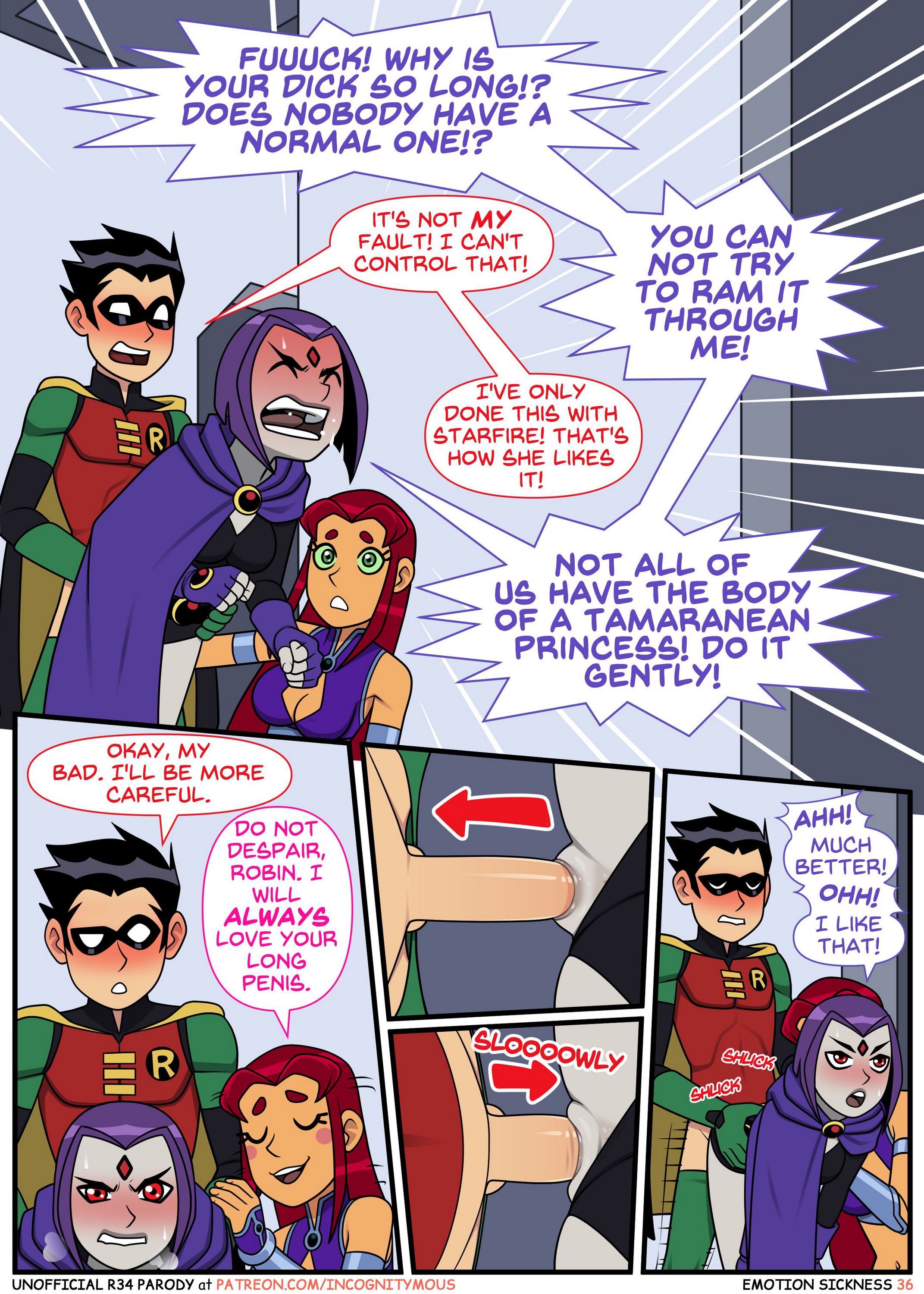 Emotional Sickness (Teen Titans) [Incognitymous], Emotional Sickness 1, page 35 of 53