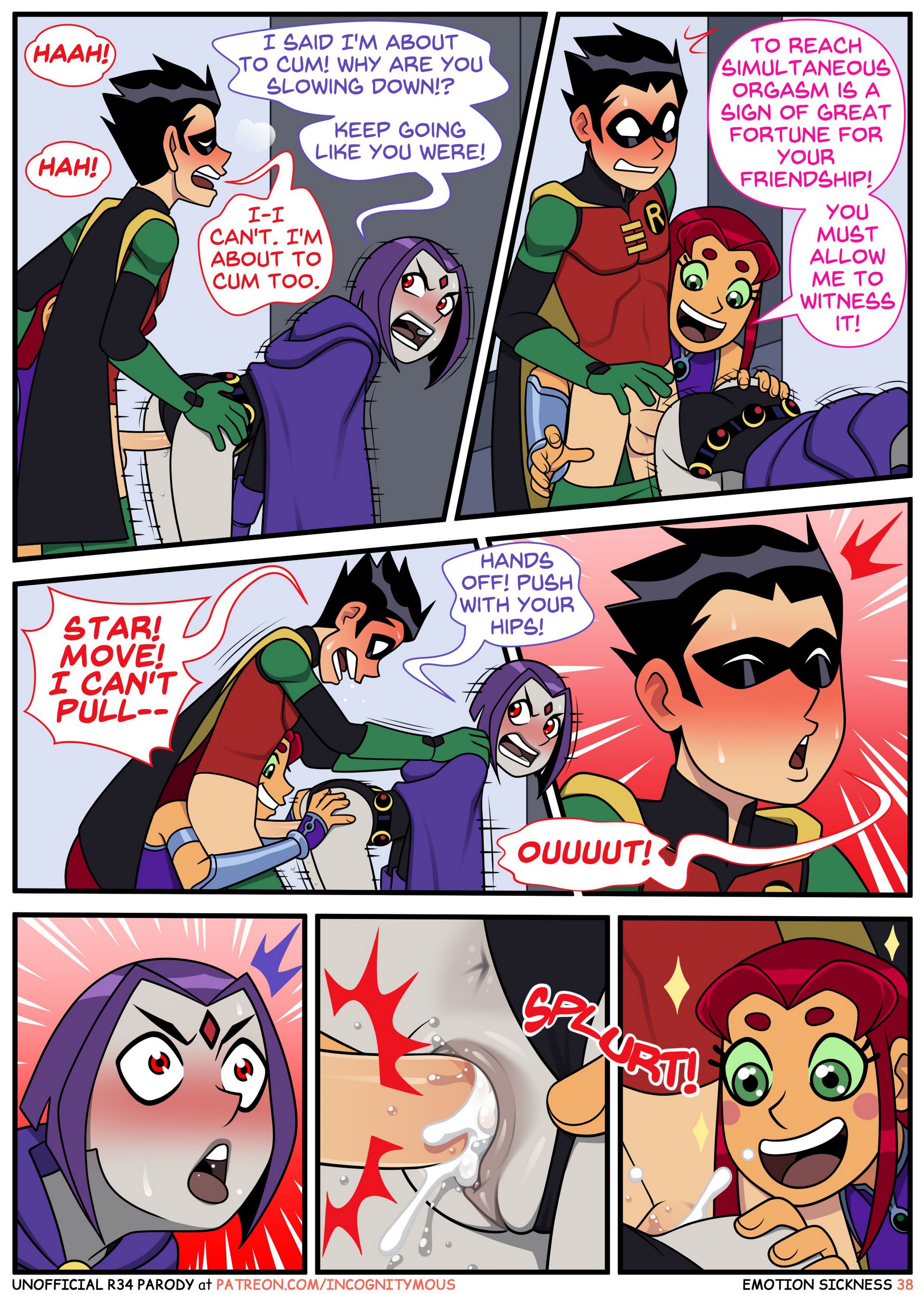Emotional Sickness (Teen Titans) [Incognitymous], Emotional Sickness 1, page 37 of 53