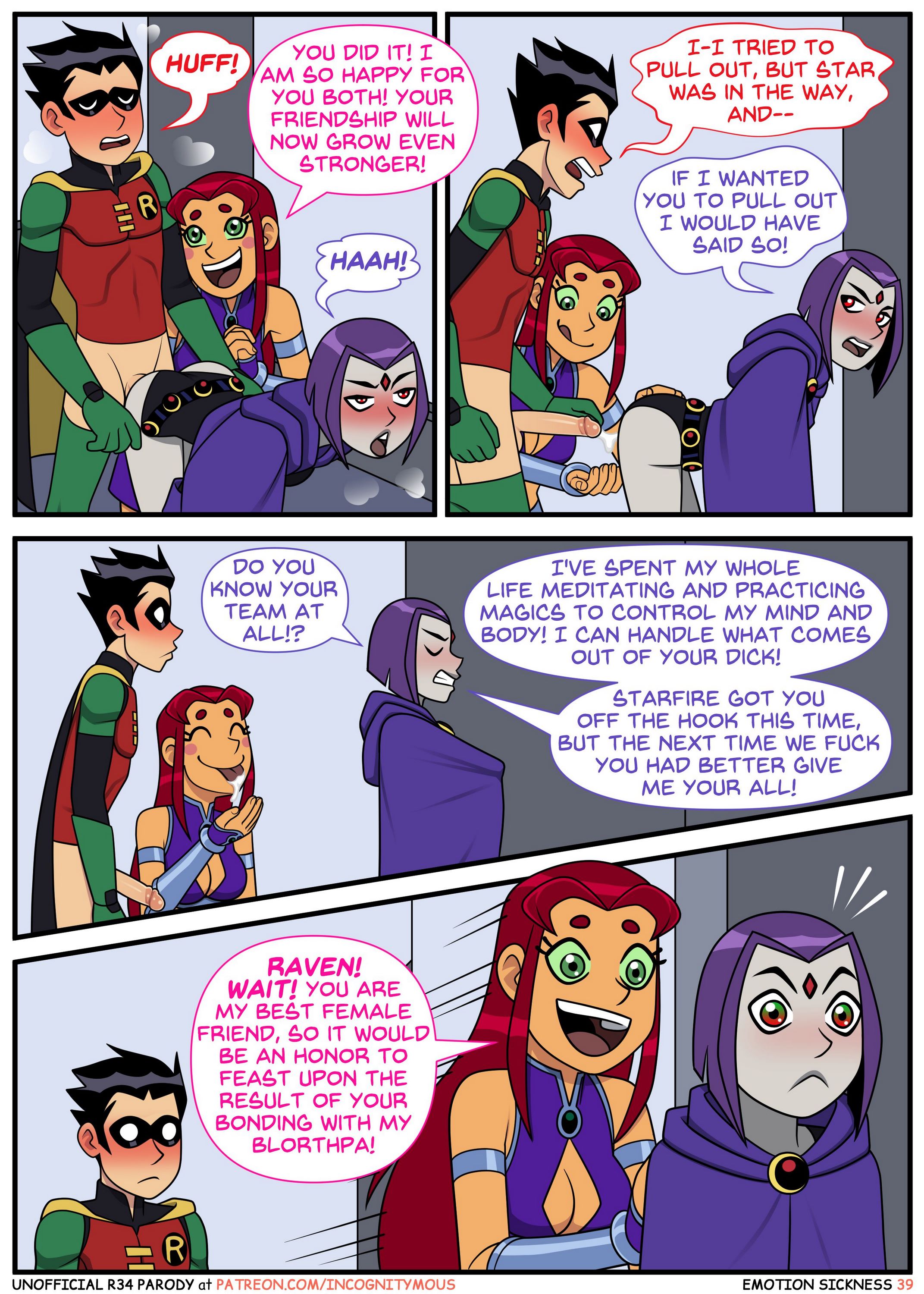 Emotional Sickness (Teen Titans) [Incognitymous], Emotional Sickness 1, page 38 of 53