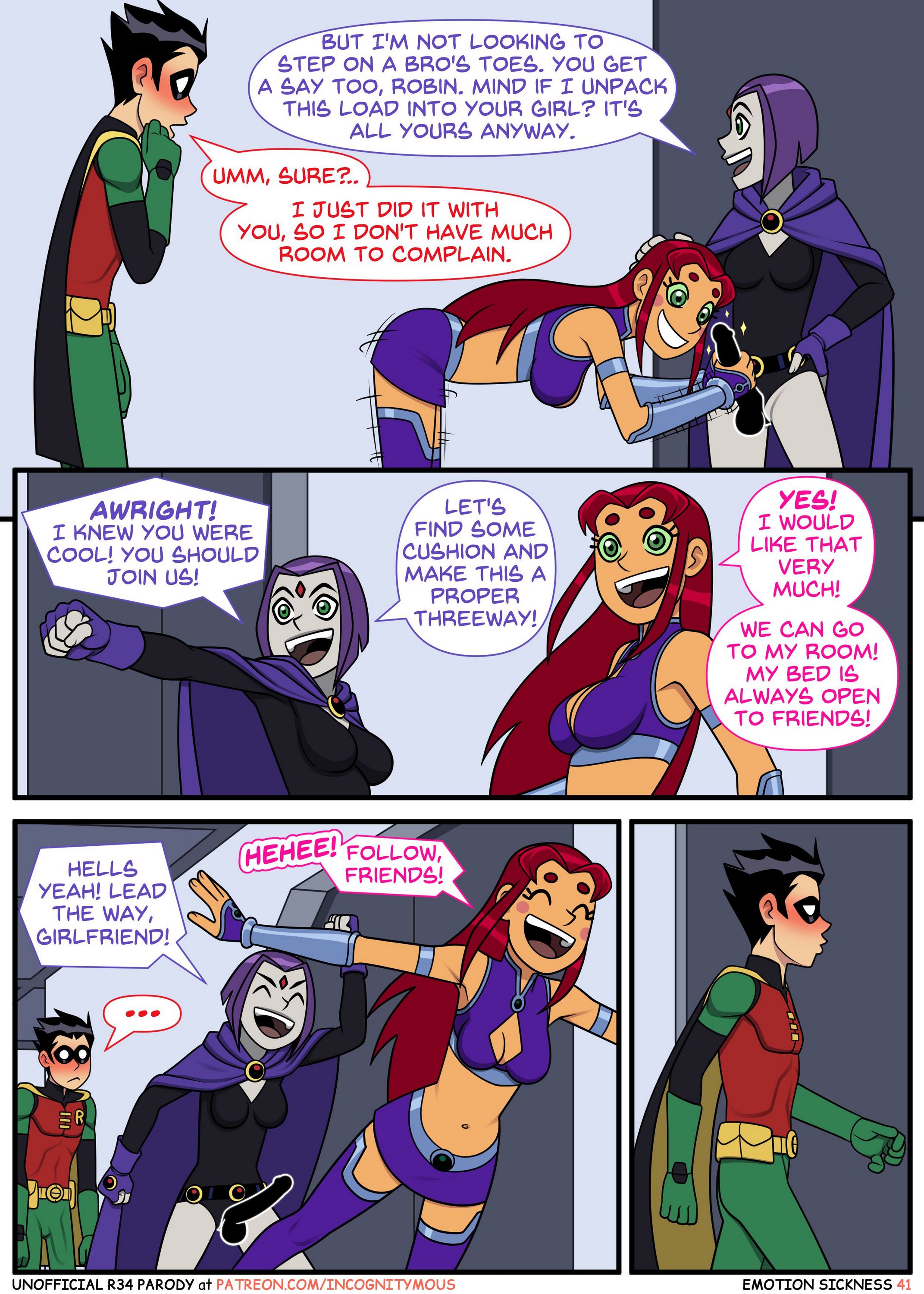 Emotional Sickness (Teen Titans) [Incognitymous], Emotional Sickness 1, page 40 of 53