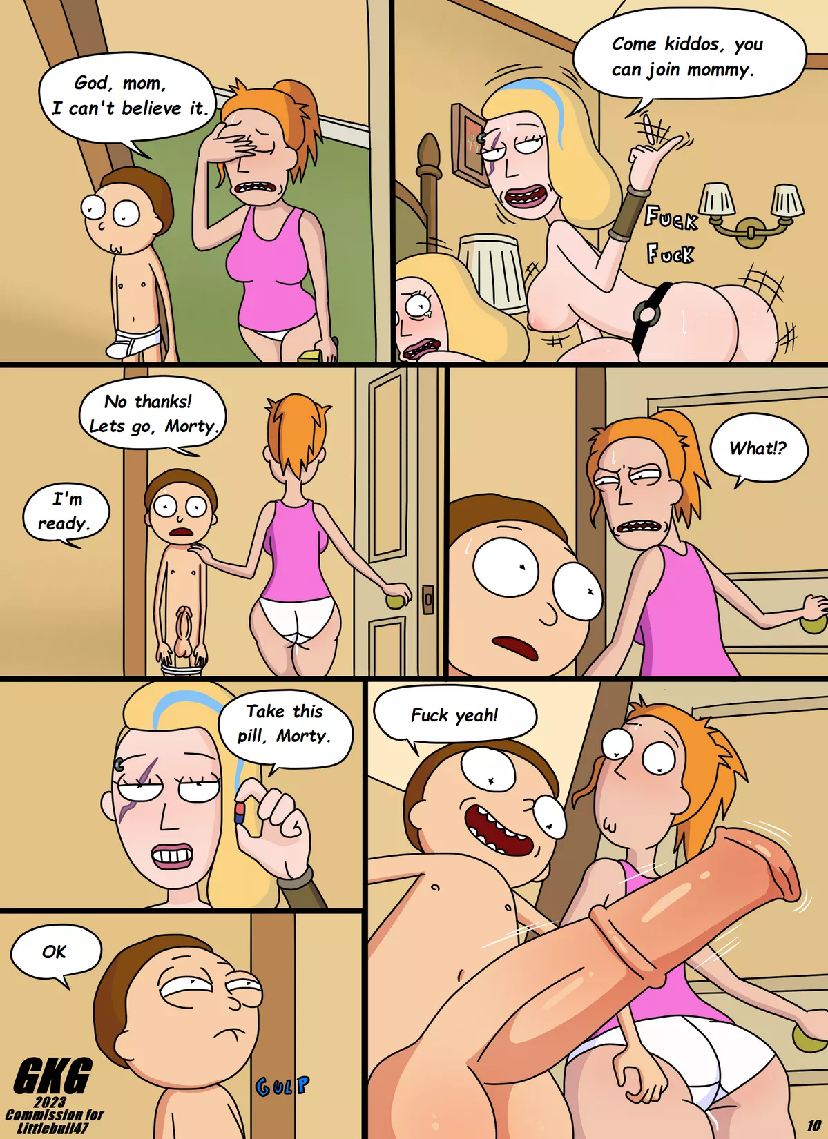 Close Encounters of the Butt Kind, 1. Close Encounters of the Butt Kind: (Rick And Morty), page 11 of 37