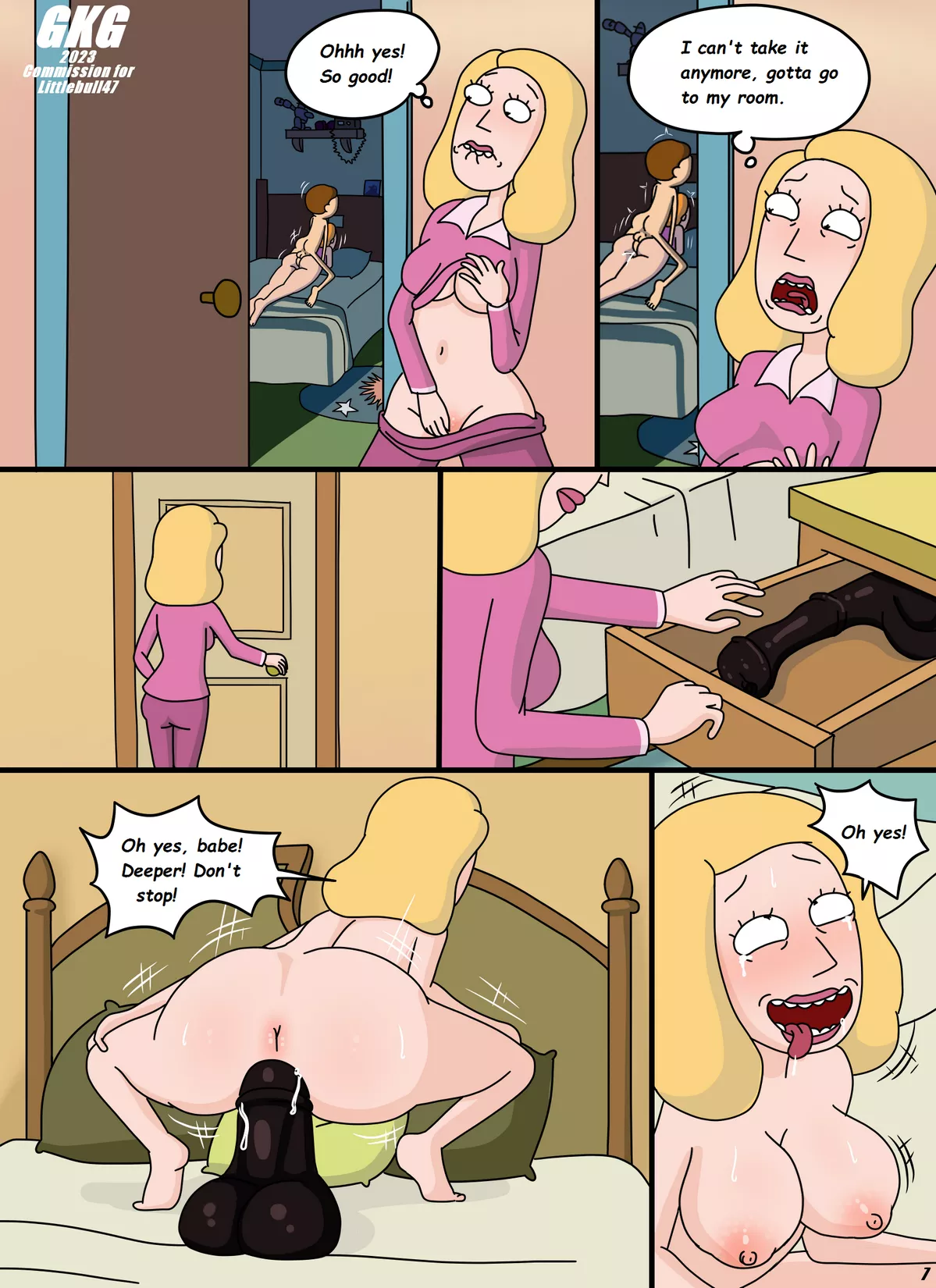 Close Encounters of the Butt Kind, 1. Close Encounters of the Butt Kind: (Rick And Morty), page 8 of 37