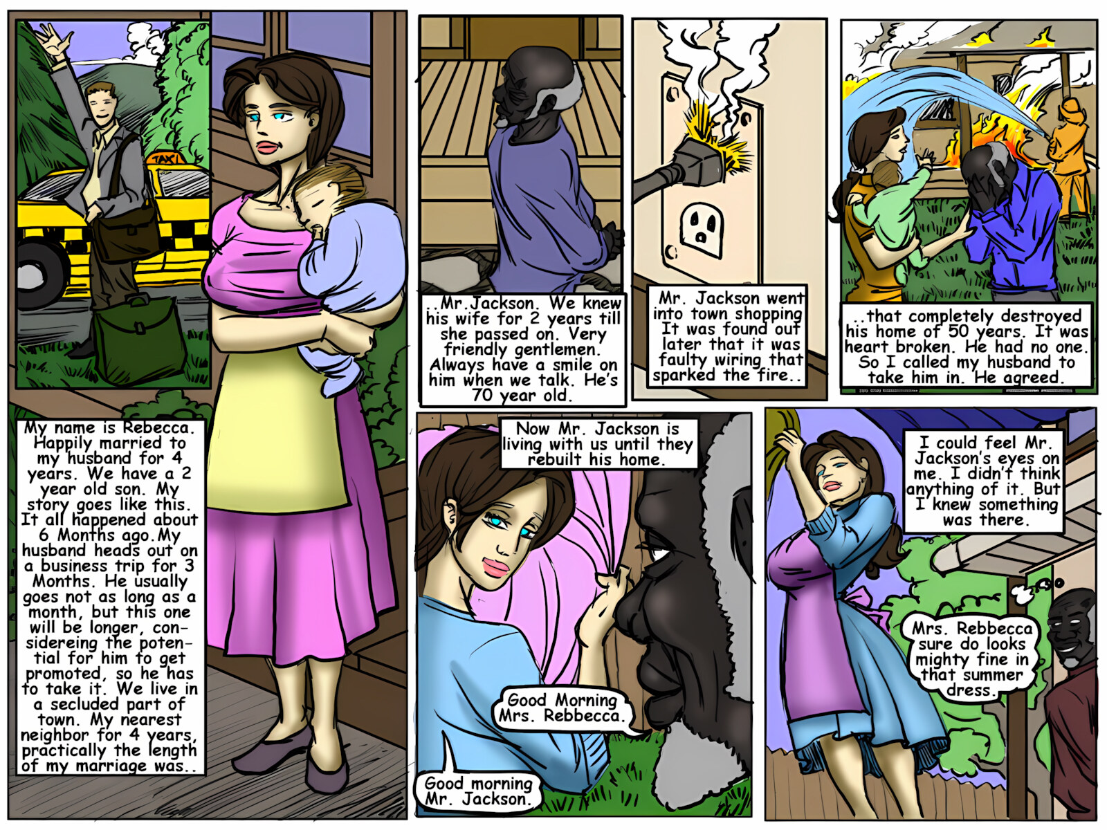 Horny Mothers [IllustratedInterracial], Horny Mothers 2.1, page 2 of 29