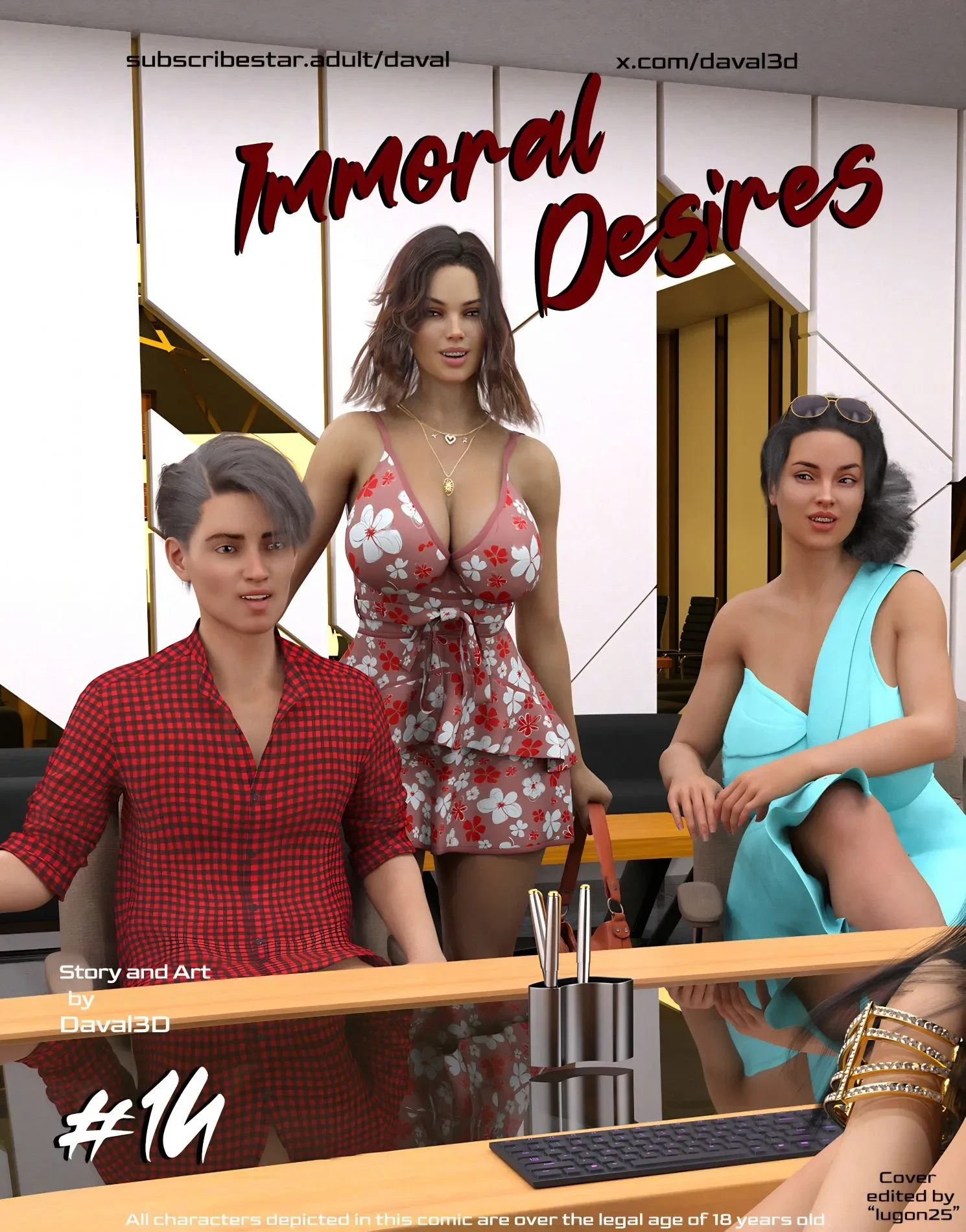 Immoral Desires 11-14 [Daval3D], Immoral Desires 14, page 2 of 155