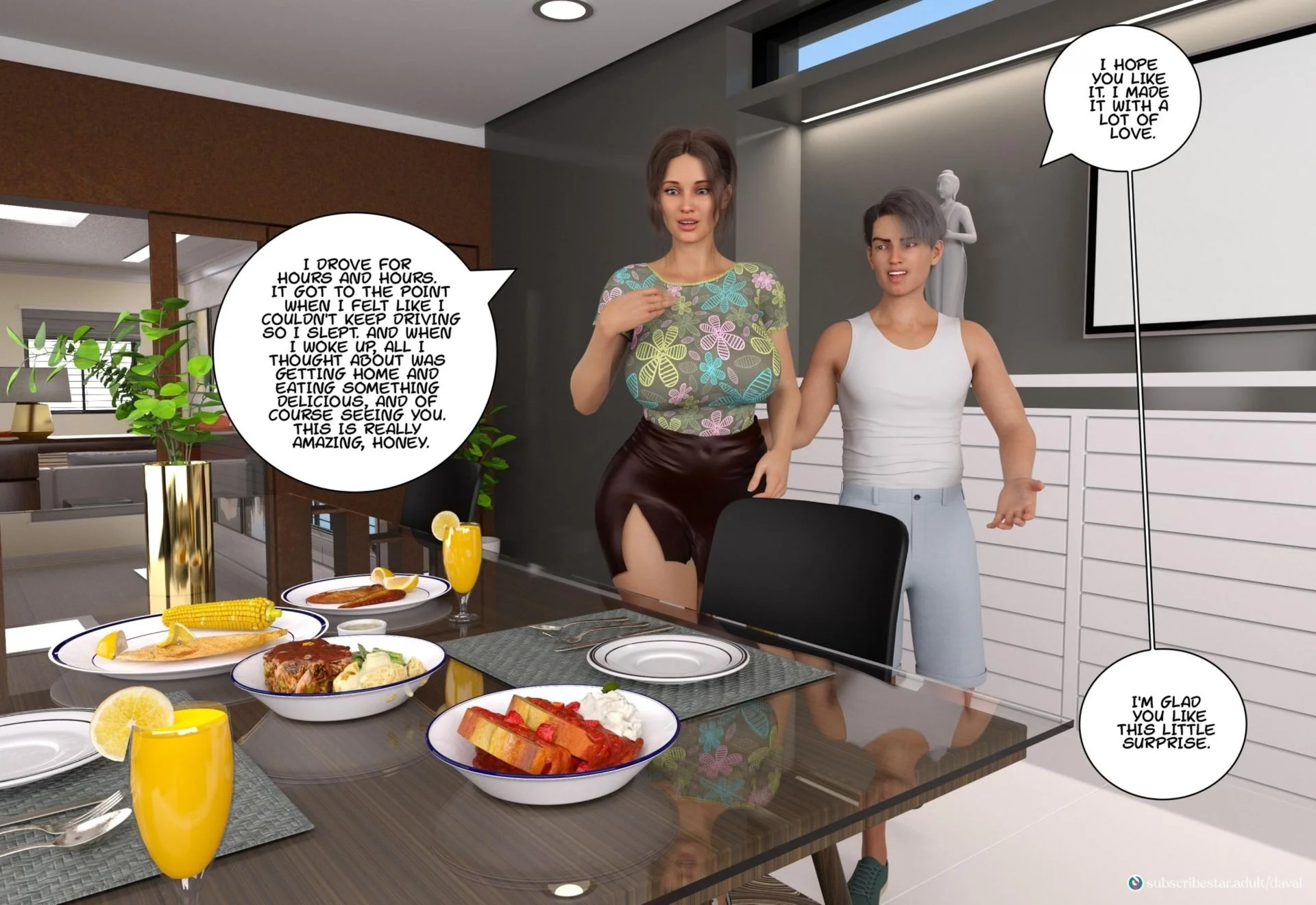 Immoral Desires 11-14 [Daval3D], Immoral Desires 14, page 76 of 155