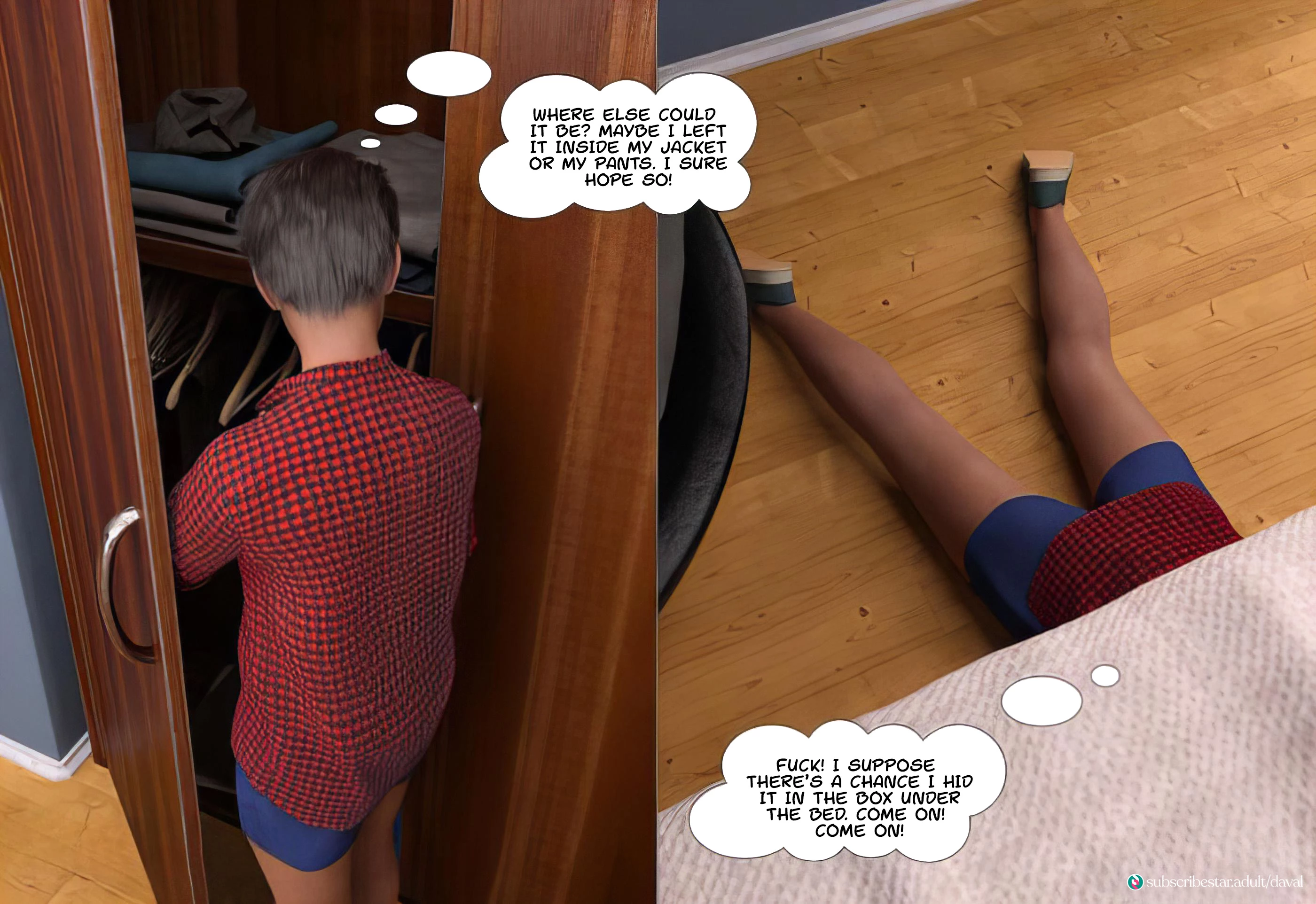 Immoral Desires 11-14 [Daval3D], Immoral Desires 12, page 56 of 137