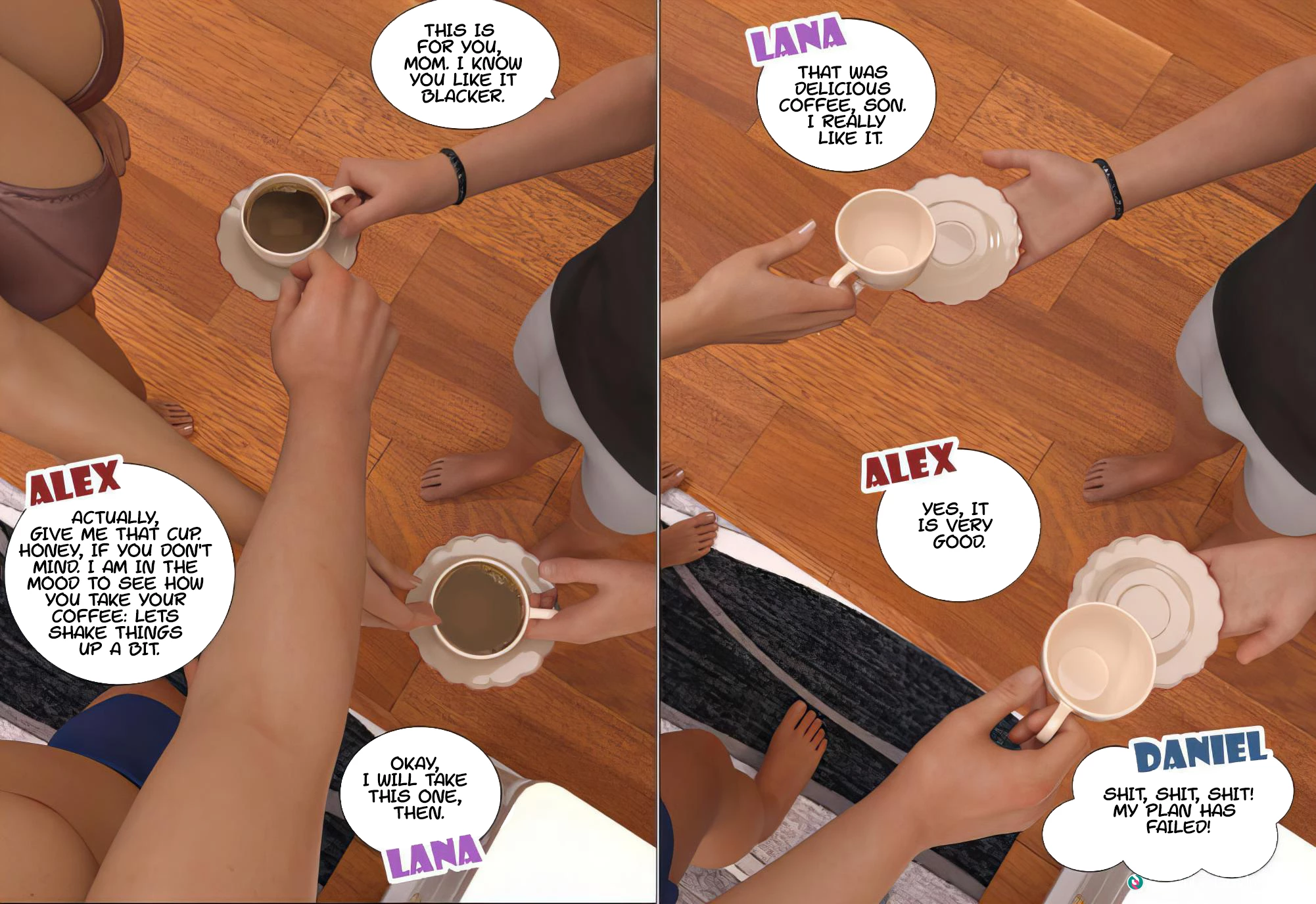 Immoral Desires 11-14 [Daval3D], Immoral Desires 12, page 9 of 137
