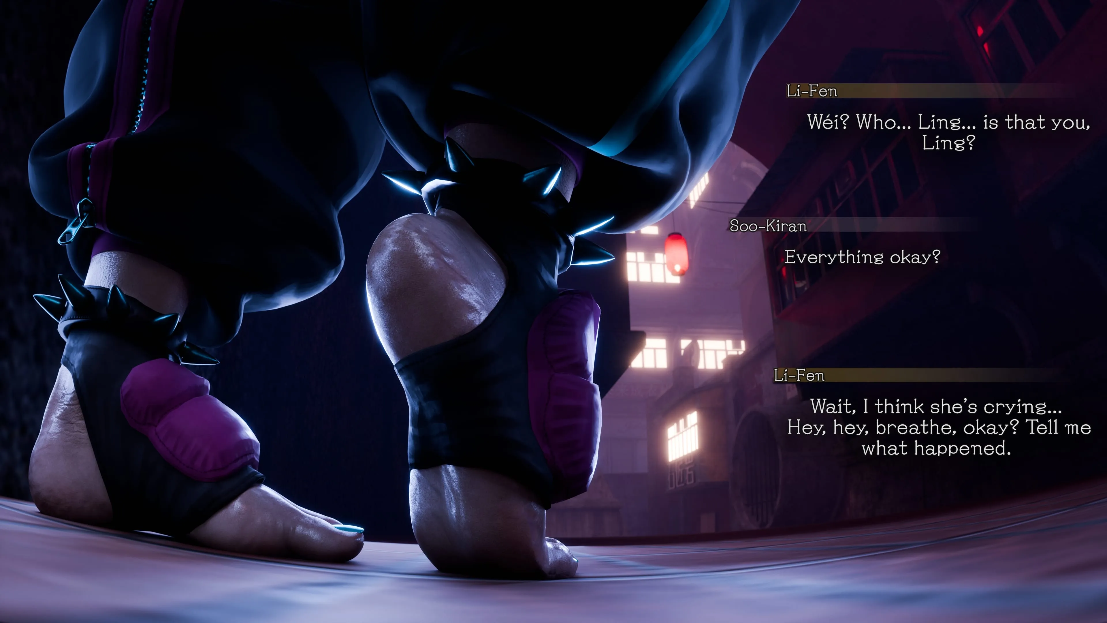 Juri Han – Marked By The Spider (Street Fighter), 1.5 . Juri Han - Marked By The Spider - Textless - Chapter 1 [PervertMuffinMajima], page 7 of 144