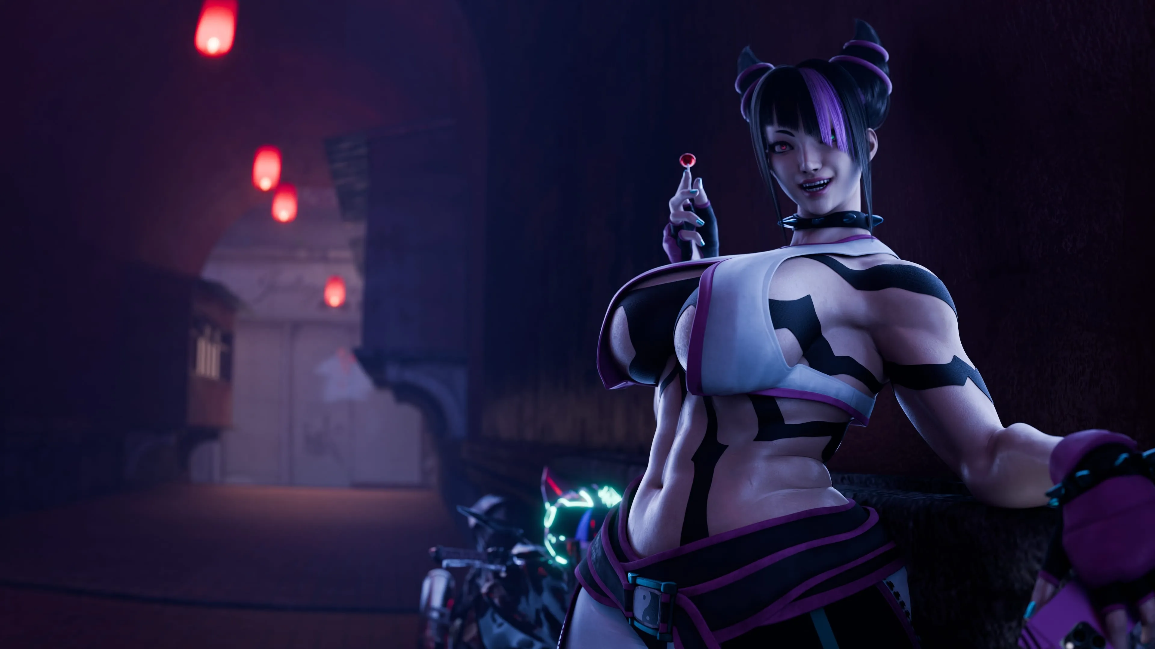 Juri Han – Marked By The Spider (Street Fighter), 1.5 . Juri Han - Marked By The Spider - Textless - Chapter 1 [PervertMuffinMajima], page 87 of 144