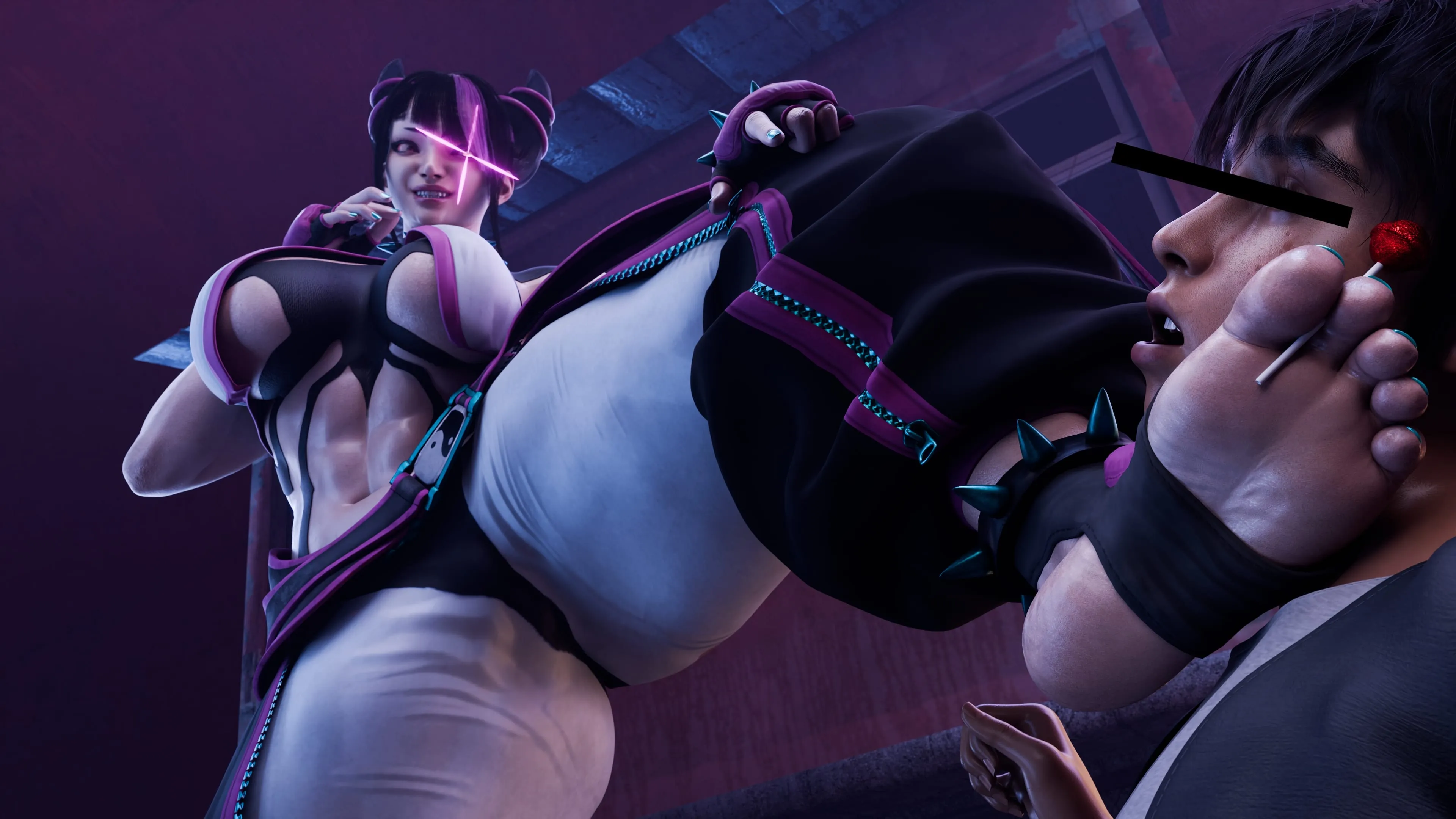 Juri Han – Marked By The Spider (Street Fighter), 1.5 . Juri Han - Marked By The Spider - Textless - Chapter 1 [PervertMuffinMajima], page 89 of 144