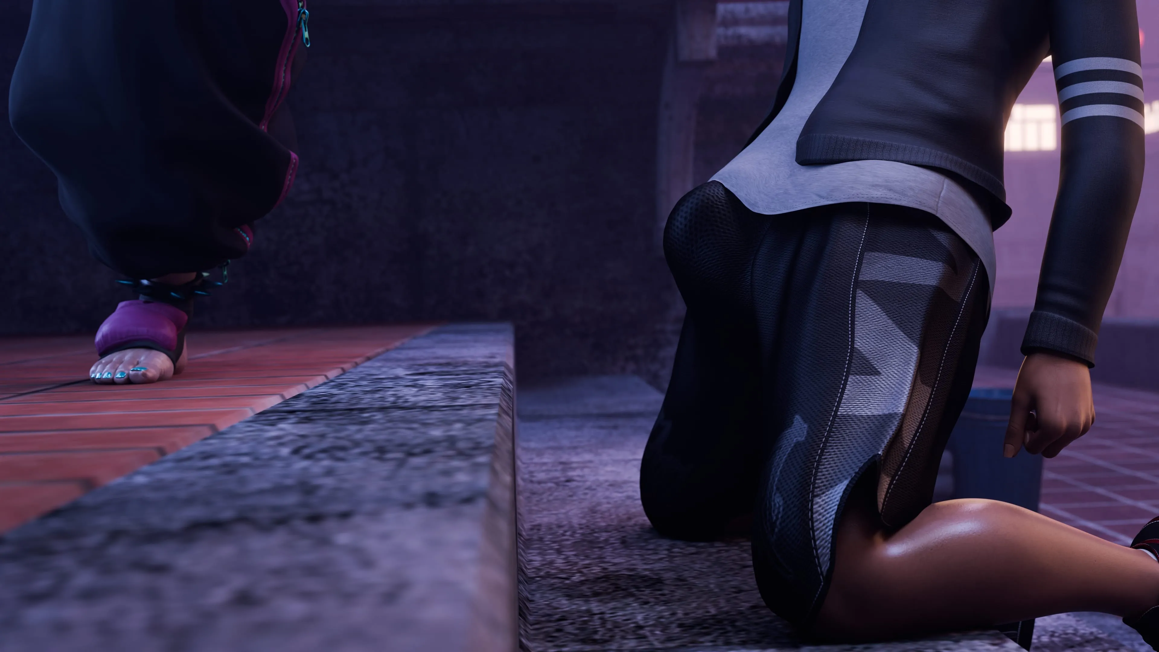 Juri Han – Marked By The Spider (Street Fighter), 1.5 . Juri Han - Marked By The Spider - Textless - Chapter 1 [PervertMuffinMajima], page 90 of 144