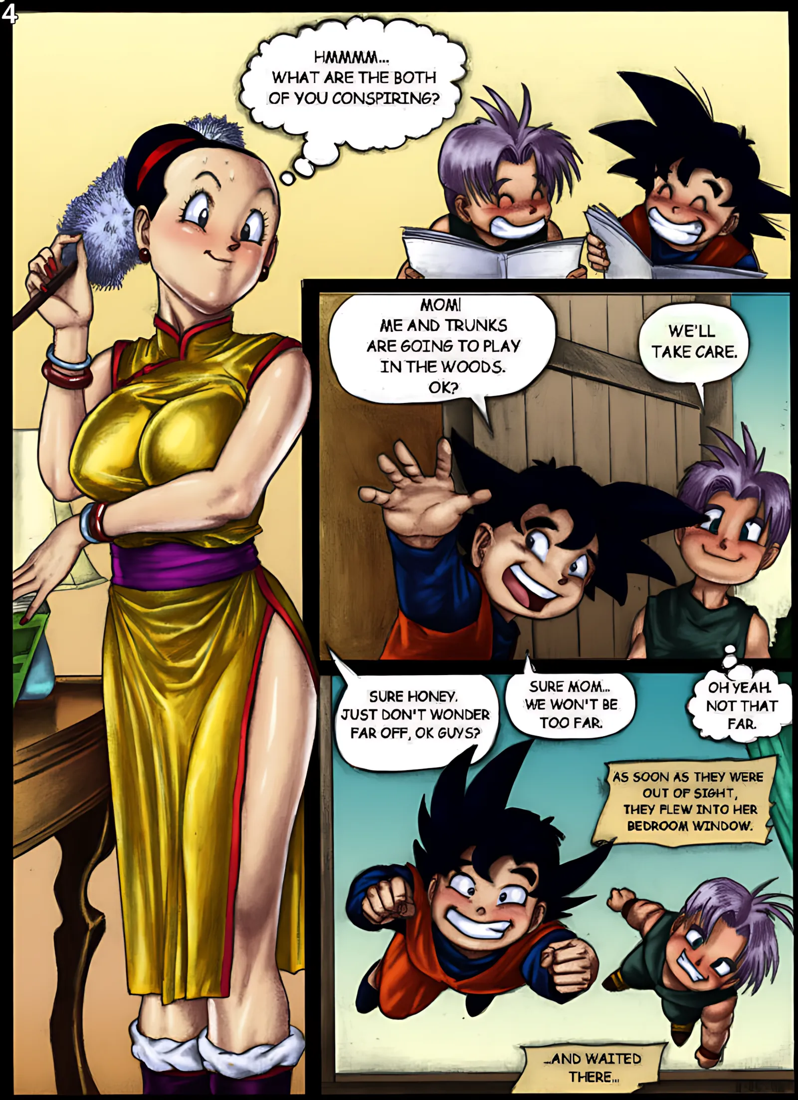 Kamehasutra [ Dragon Ball Z ], 1. Kamehasutra colored (slappyfrog), page 4 of 67