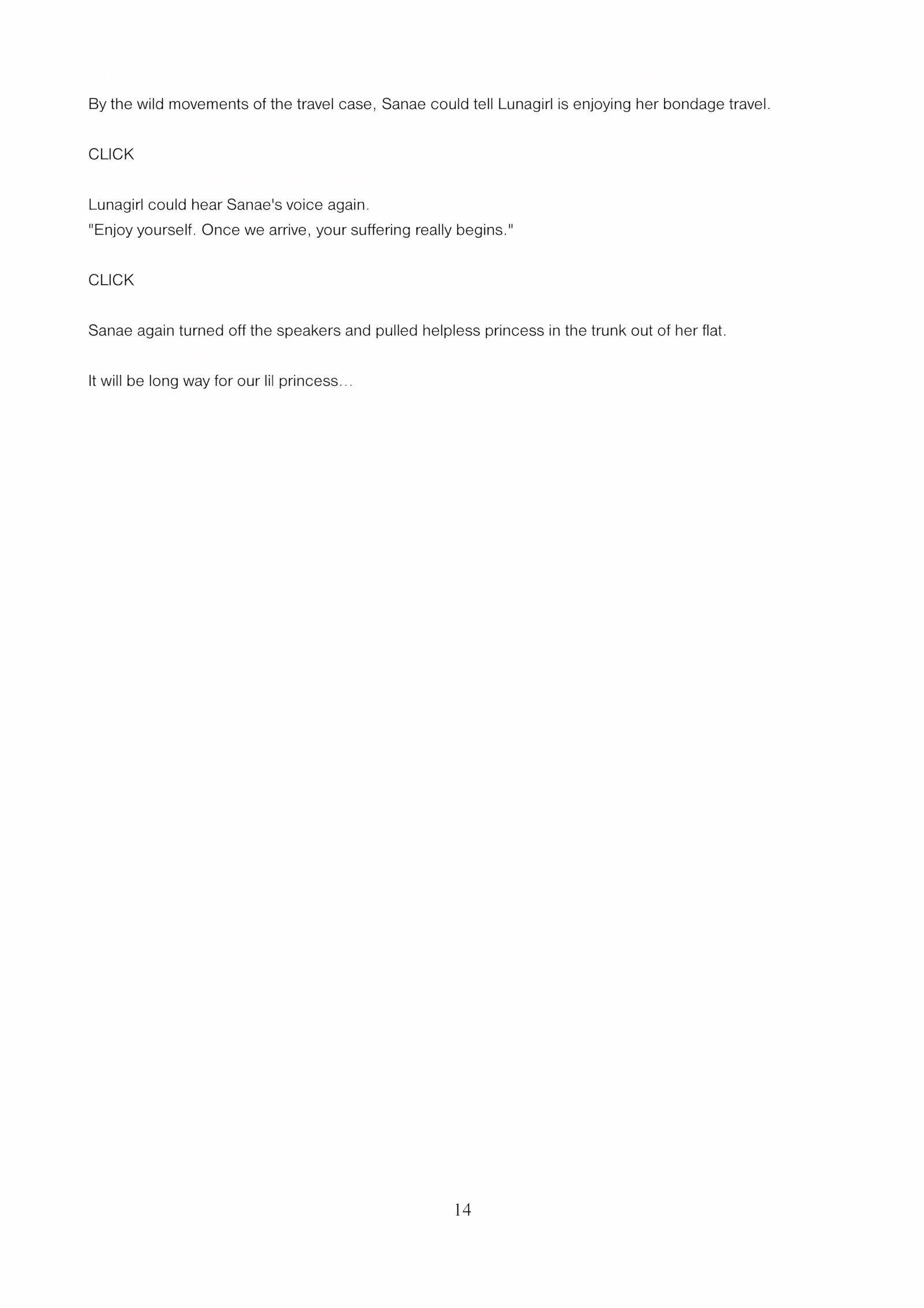 Lunagirl Taken [DBComix], Lunagirl Taken, page 14 of 84