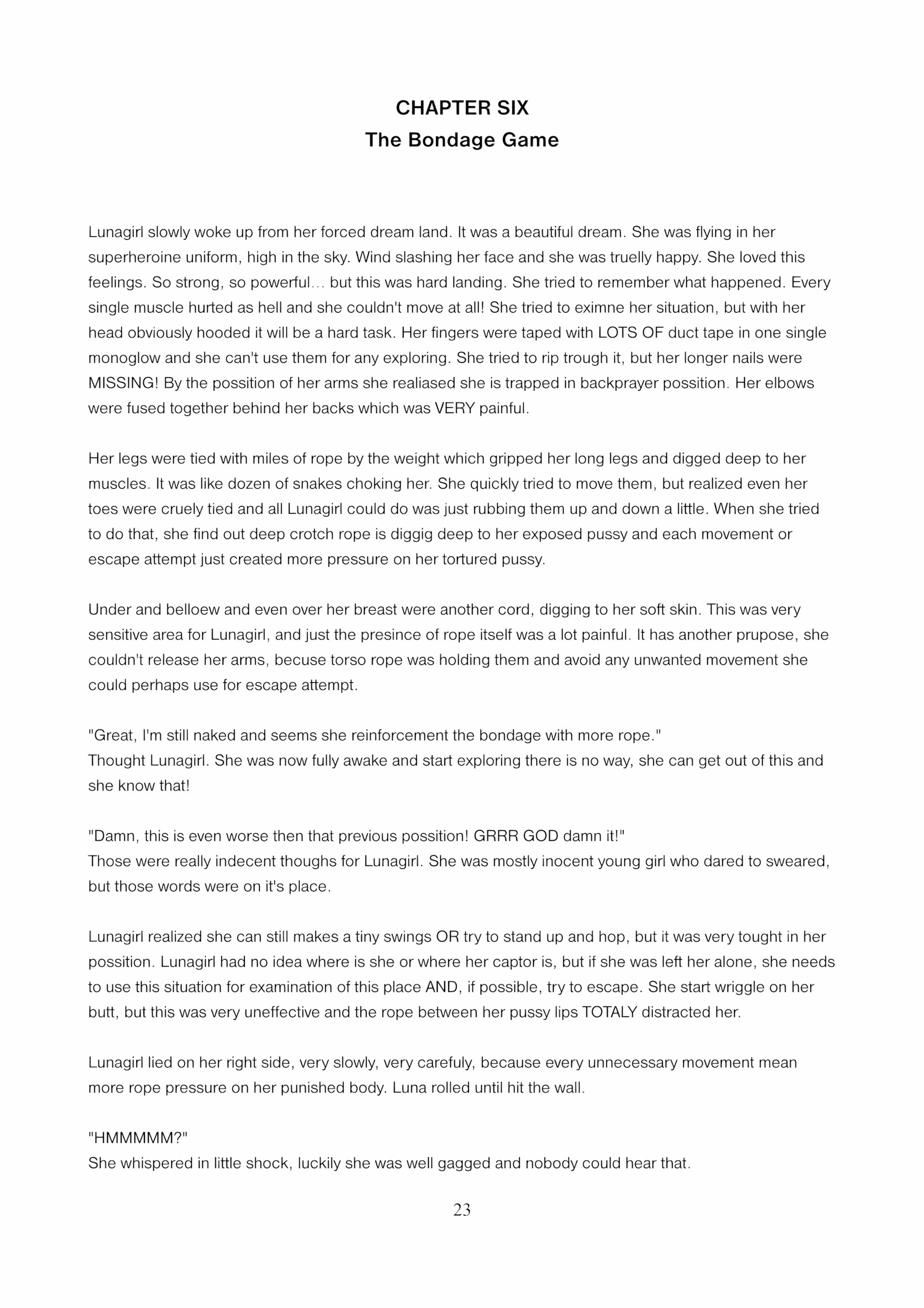 Lunagirl Taken [DBComix], Lunagirl Taken, page 23 of 84