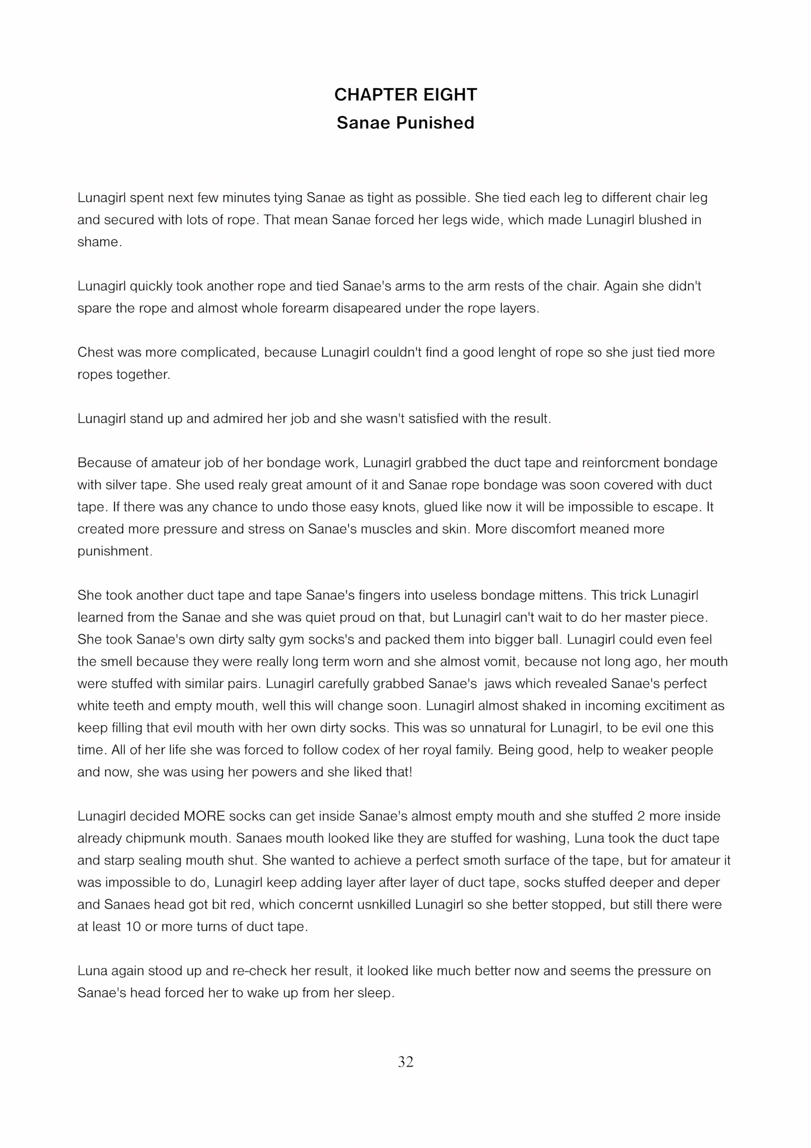 Lunagirl Taken [DBComix], Lunagirl Taken, page 32 of 84