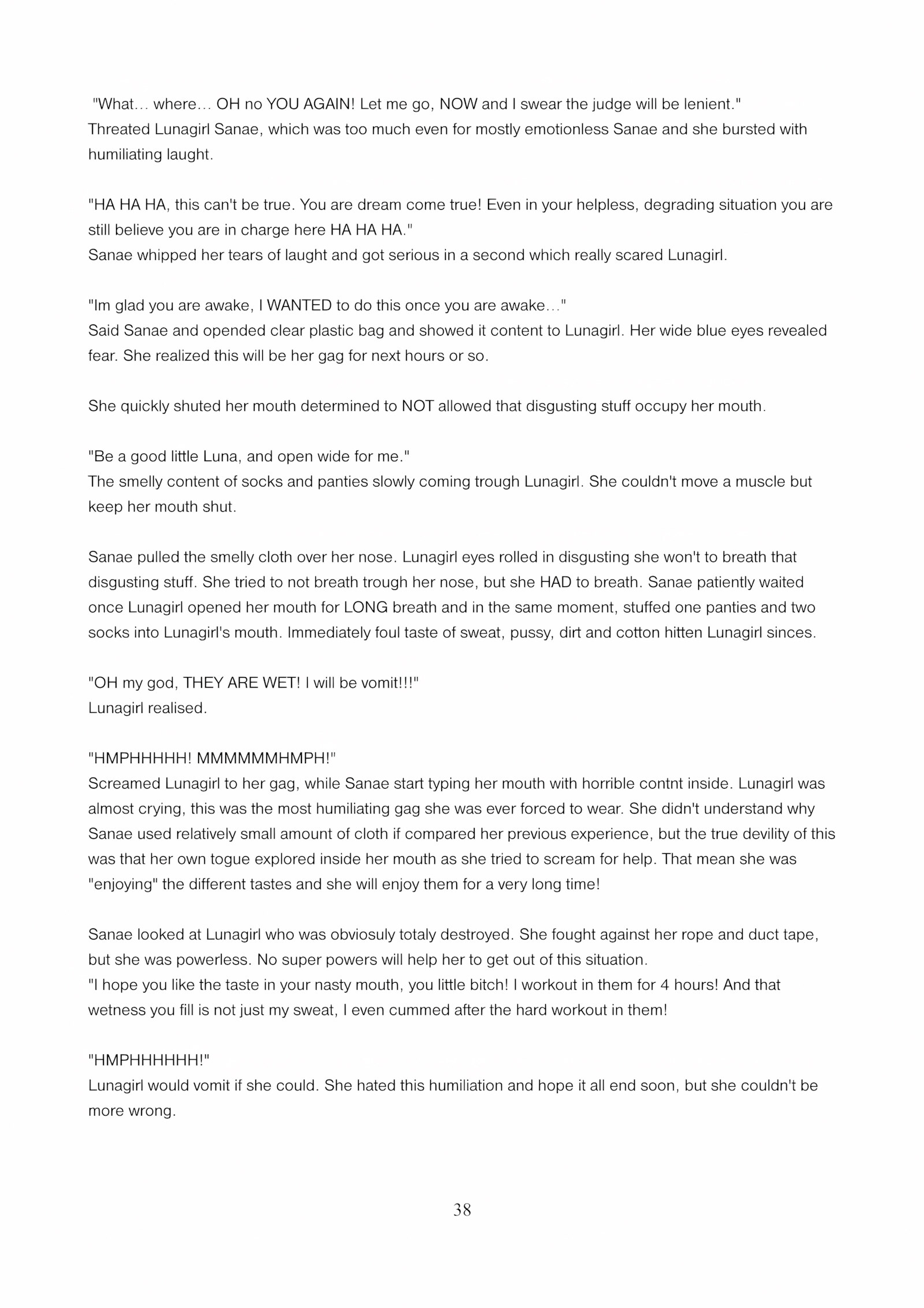 Lunagirl Taken [DBComix], Lunagirl Taken, page 38 of 84