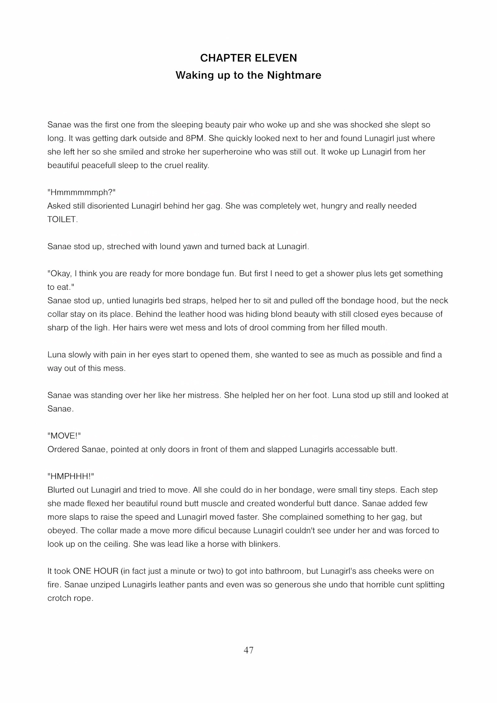Lunagirl Taken [DBComix], Lunagirl Taken, page 47 of 84