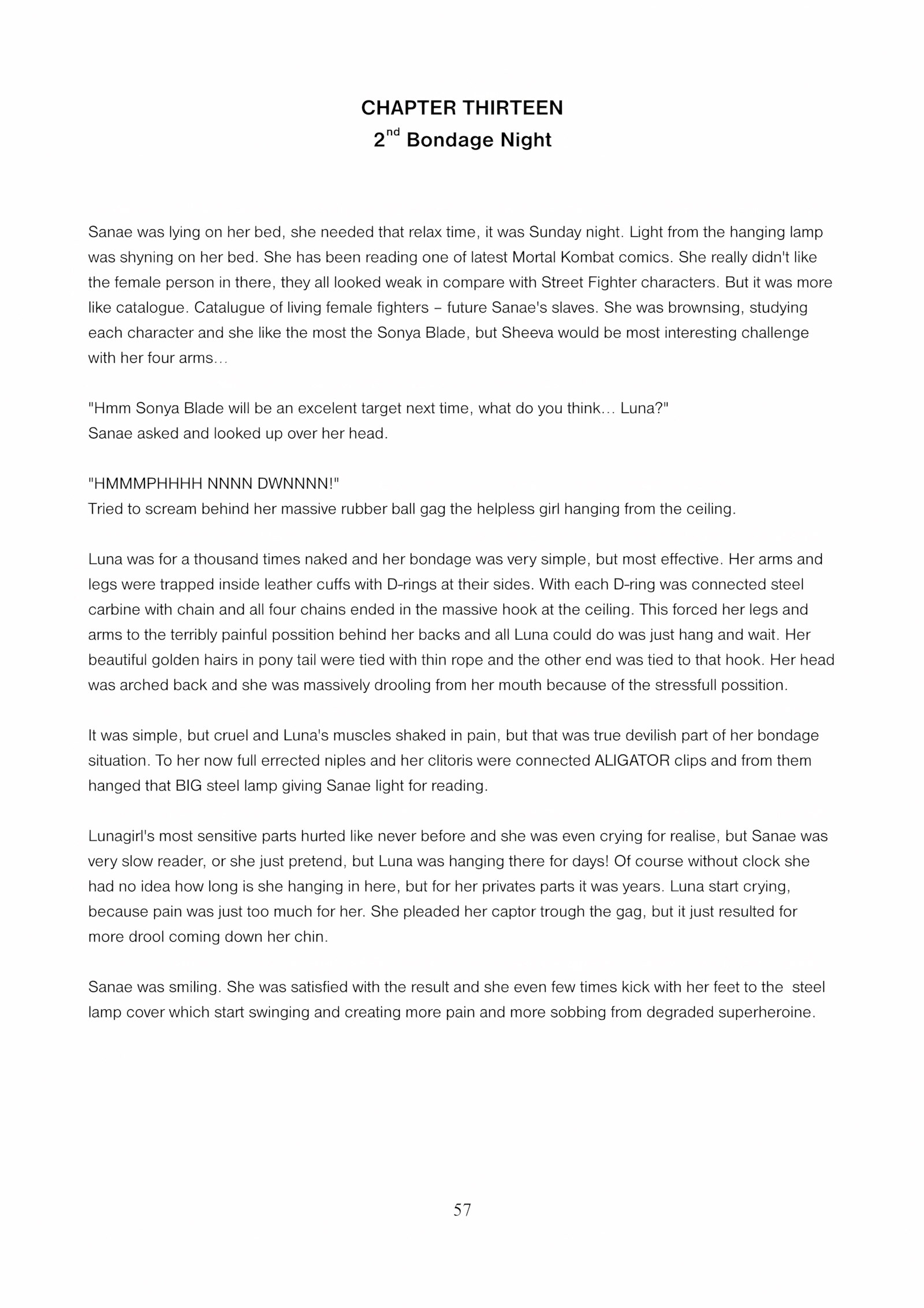 Lunagirl Taken [DBComix], Lunagirl Taken, page 57 of 84