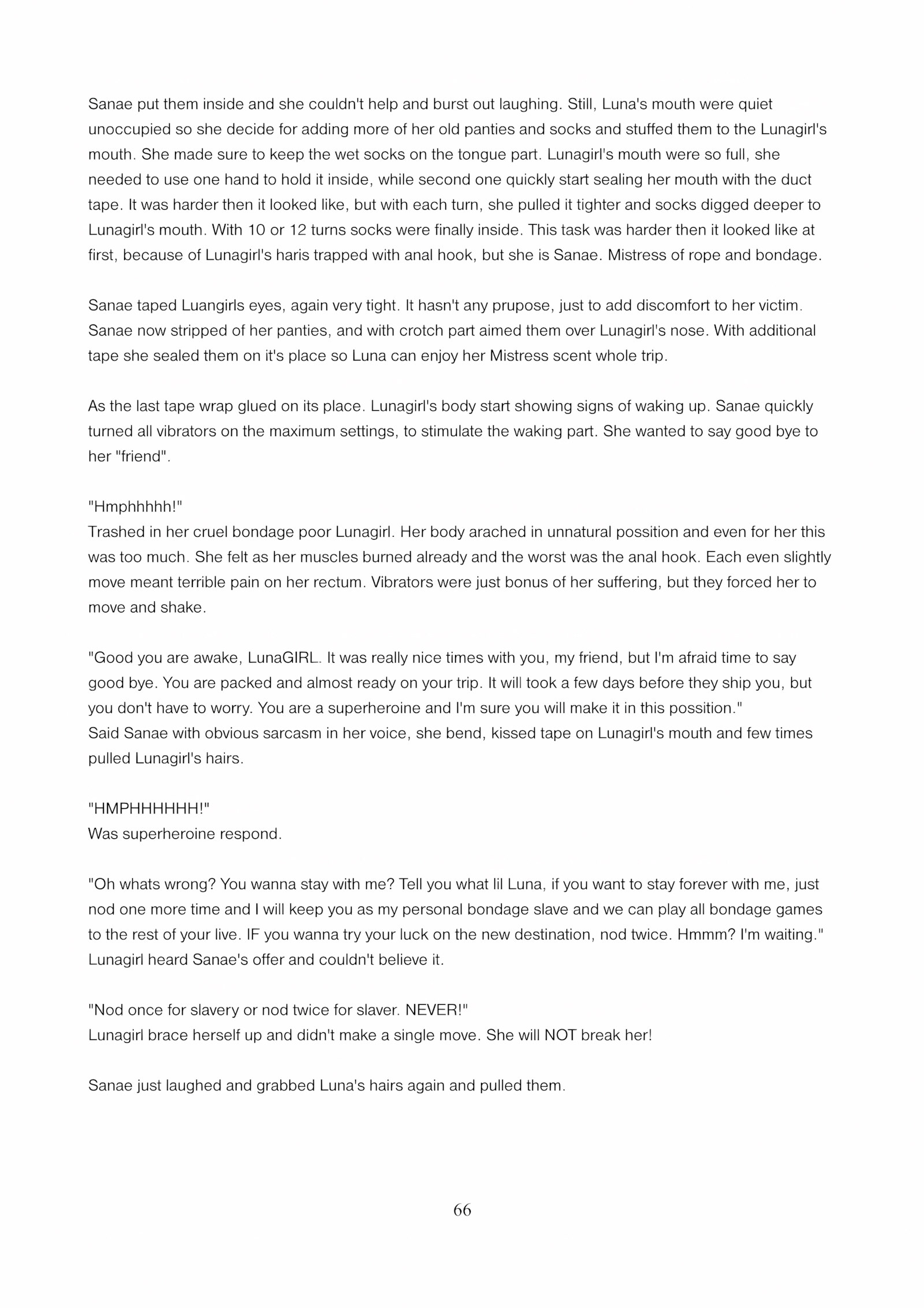 Lunagirl Taken [DBComix], Lunagirl Taken, page 66 of 84