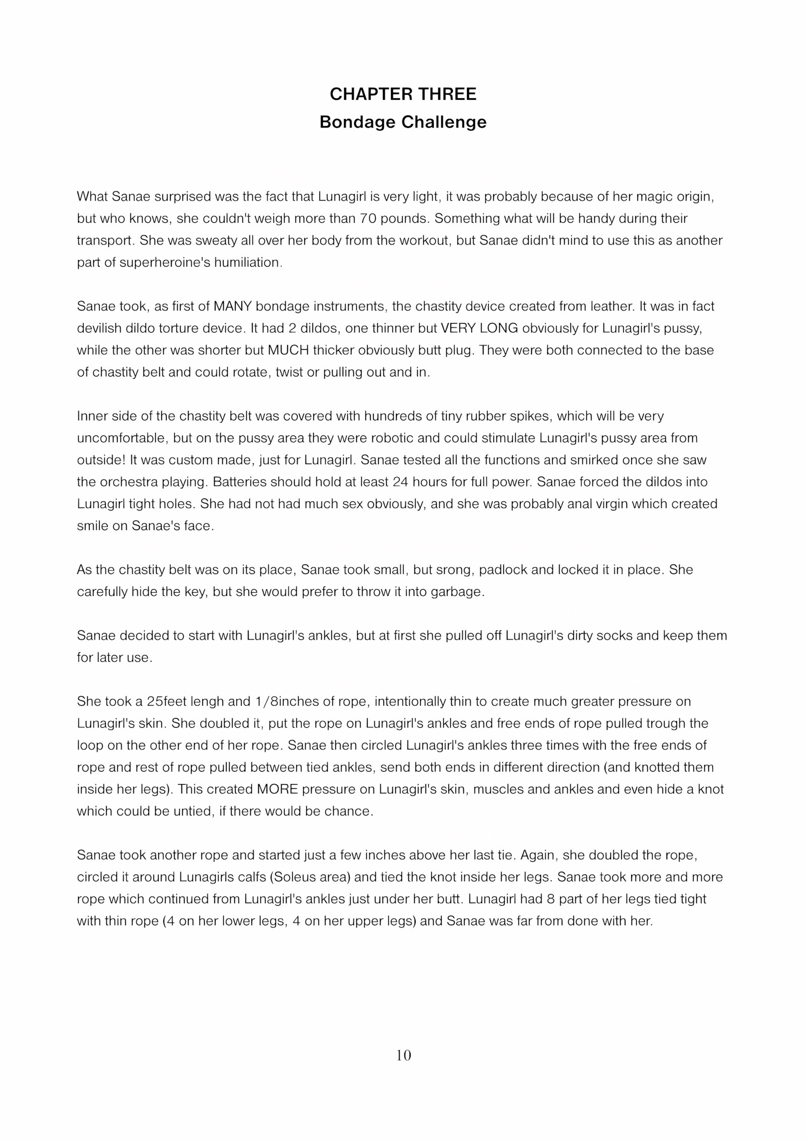 Lunagirl Taken [DBComix], Lunagirl Taken, page 10 of 84
