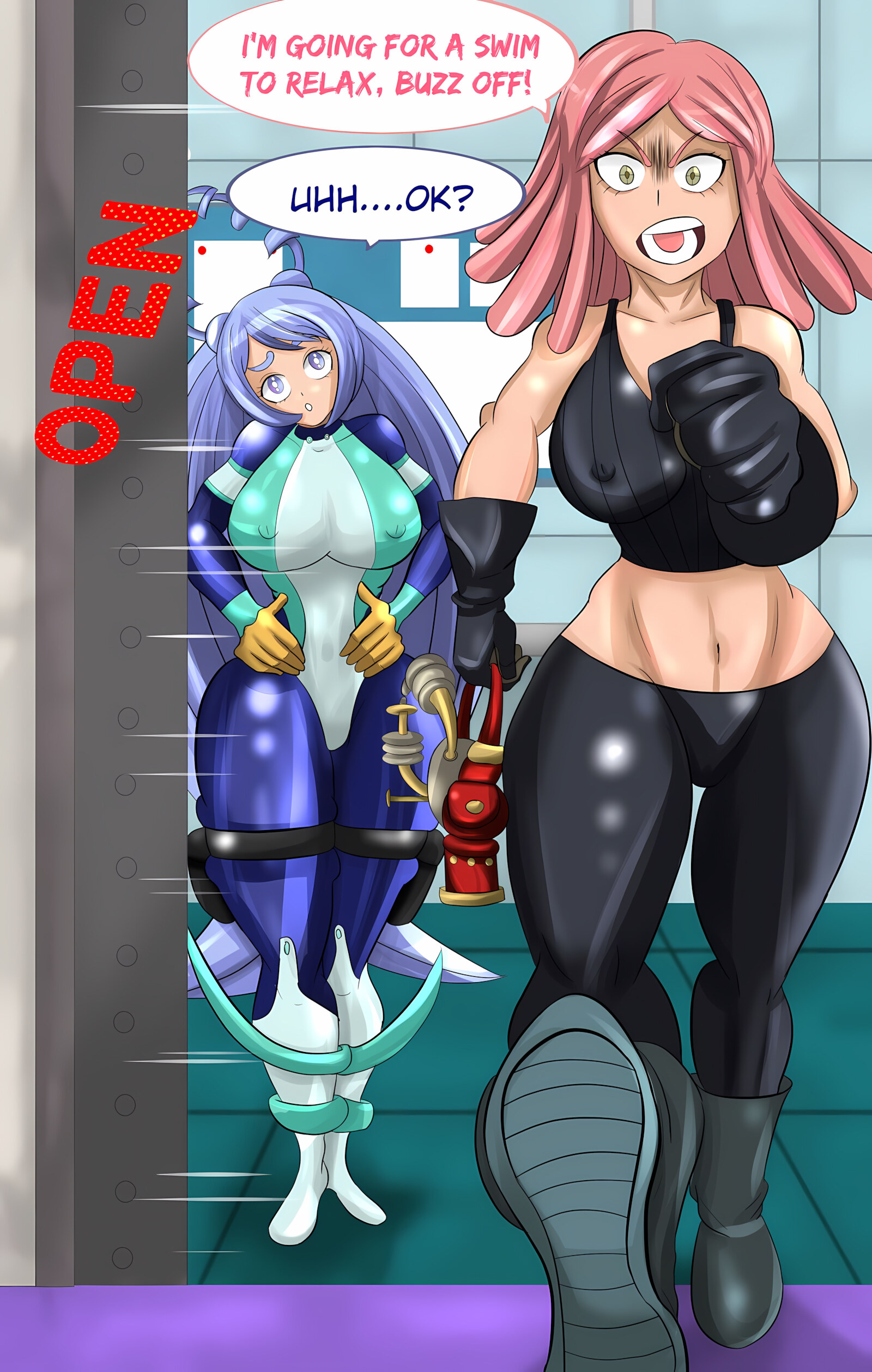 Mei Vs Nejire (doujin), Mei Vs Nejire (doujin), page 3 of 36