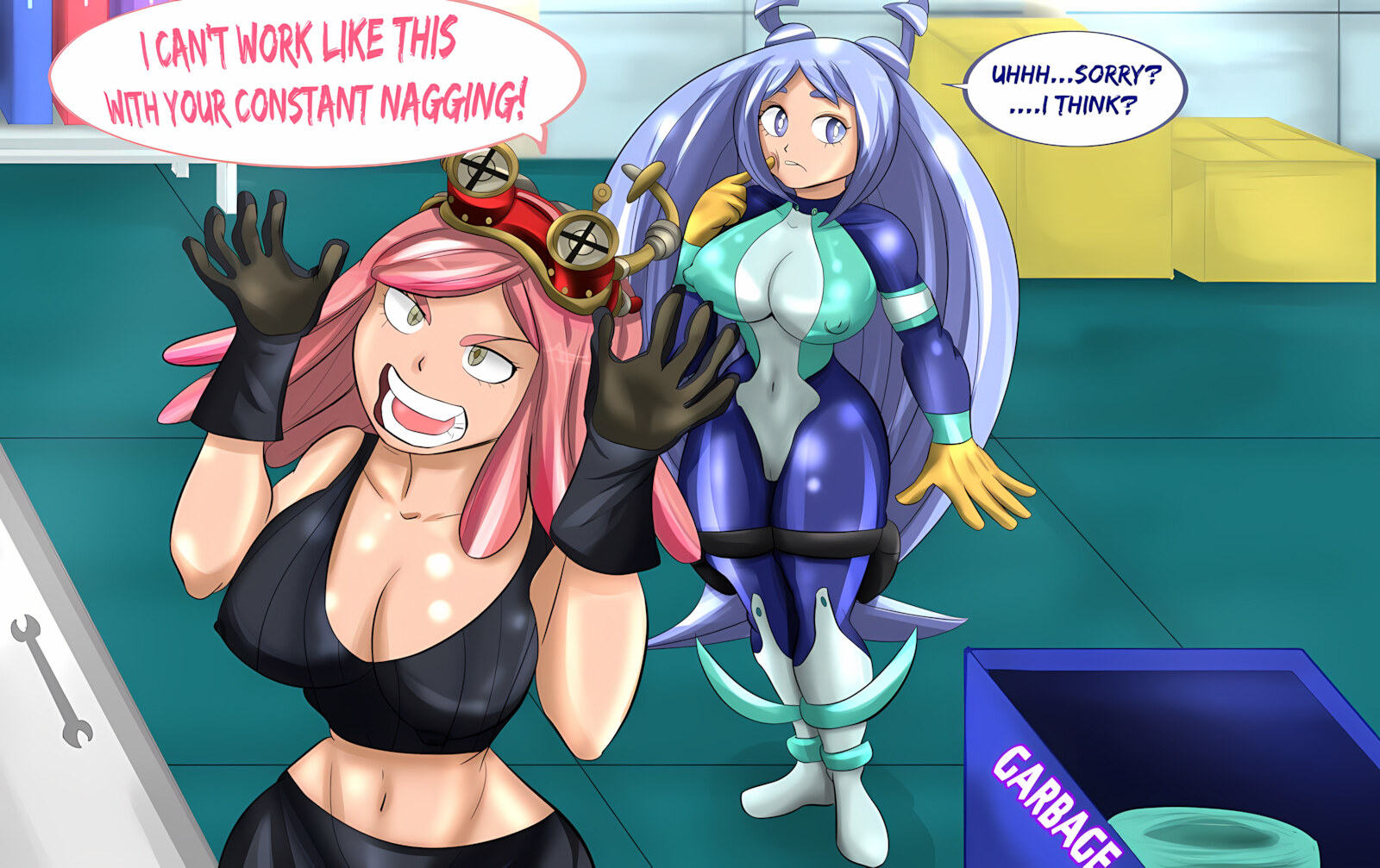 Mei Vs Nejire (doujin), Mei Vs Nejire (doujin), page 4 of 36