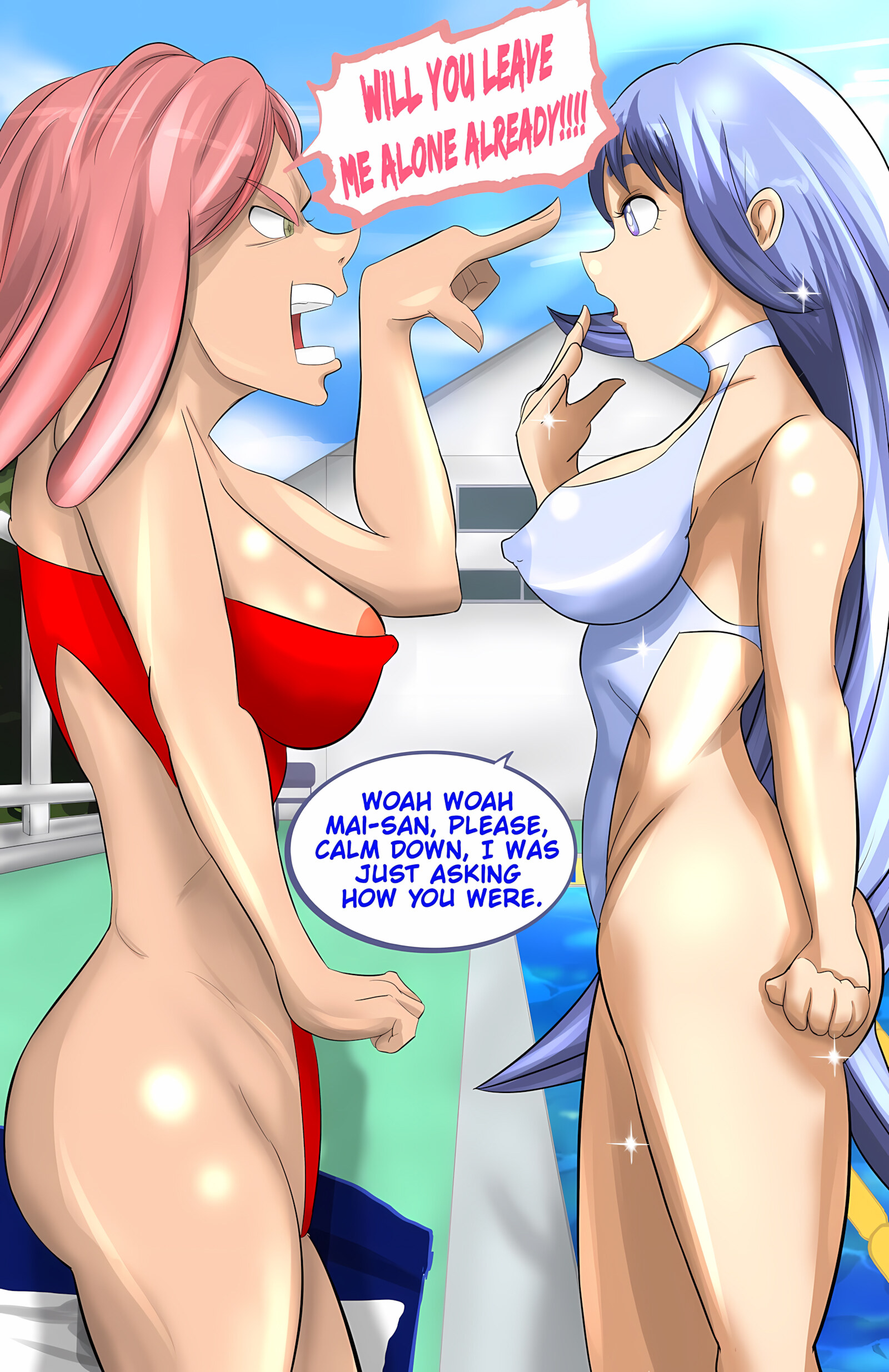 Mei Vs Nejire (doujin), Mei Vs Nejire (doujin), page 8 of 36
