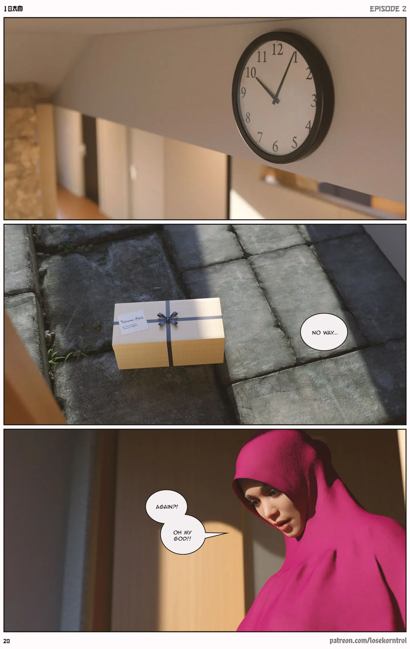 10 AM, 2 . 10 AM - Chapter 2 [LoseKorntrol, Hijab 3DX], page 20 of 50