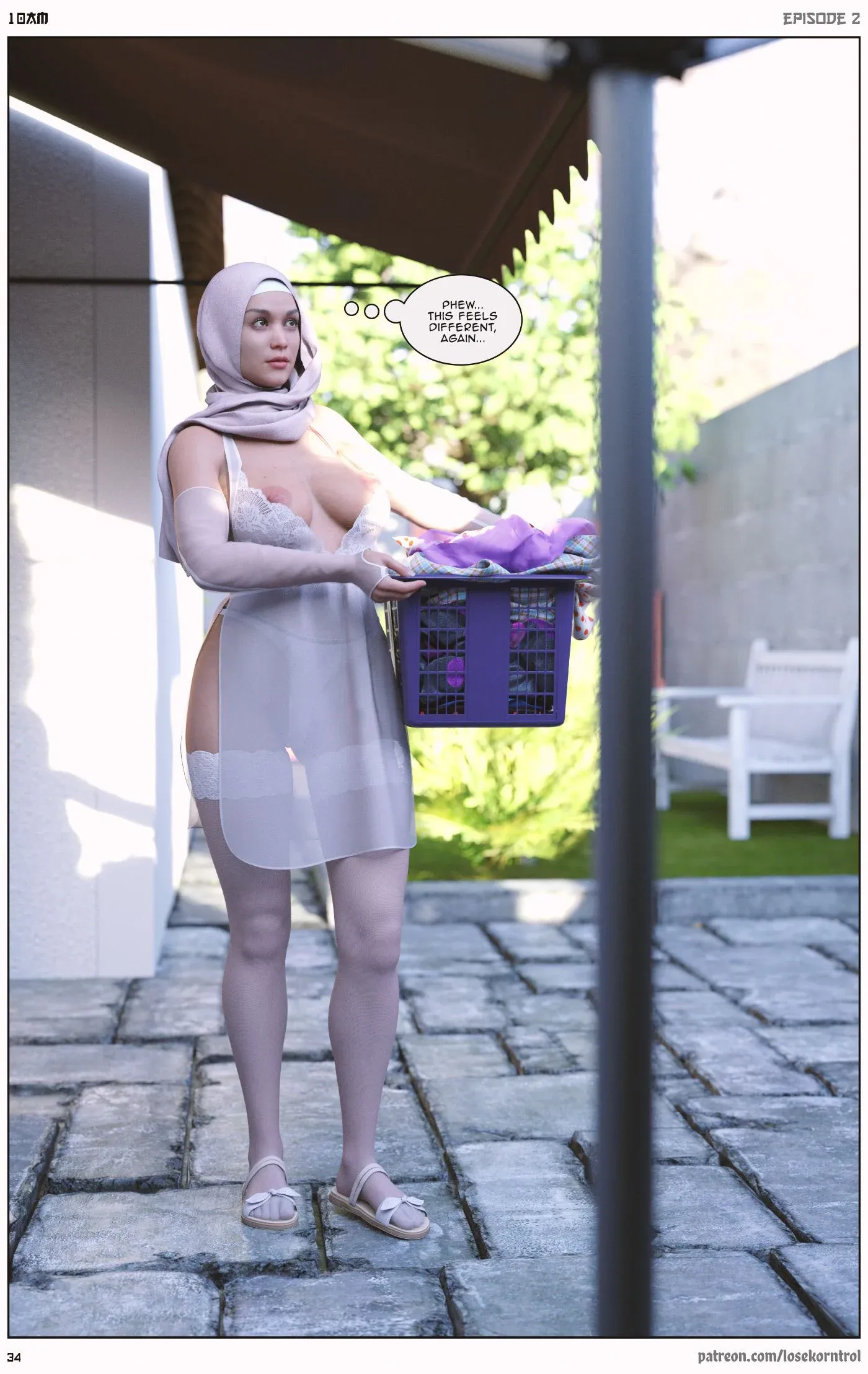 10 AM, 2 . 10 AM - Chapter 2 [LoseKorntrol, Hijab 3DX], page 34 of 50