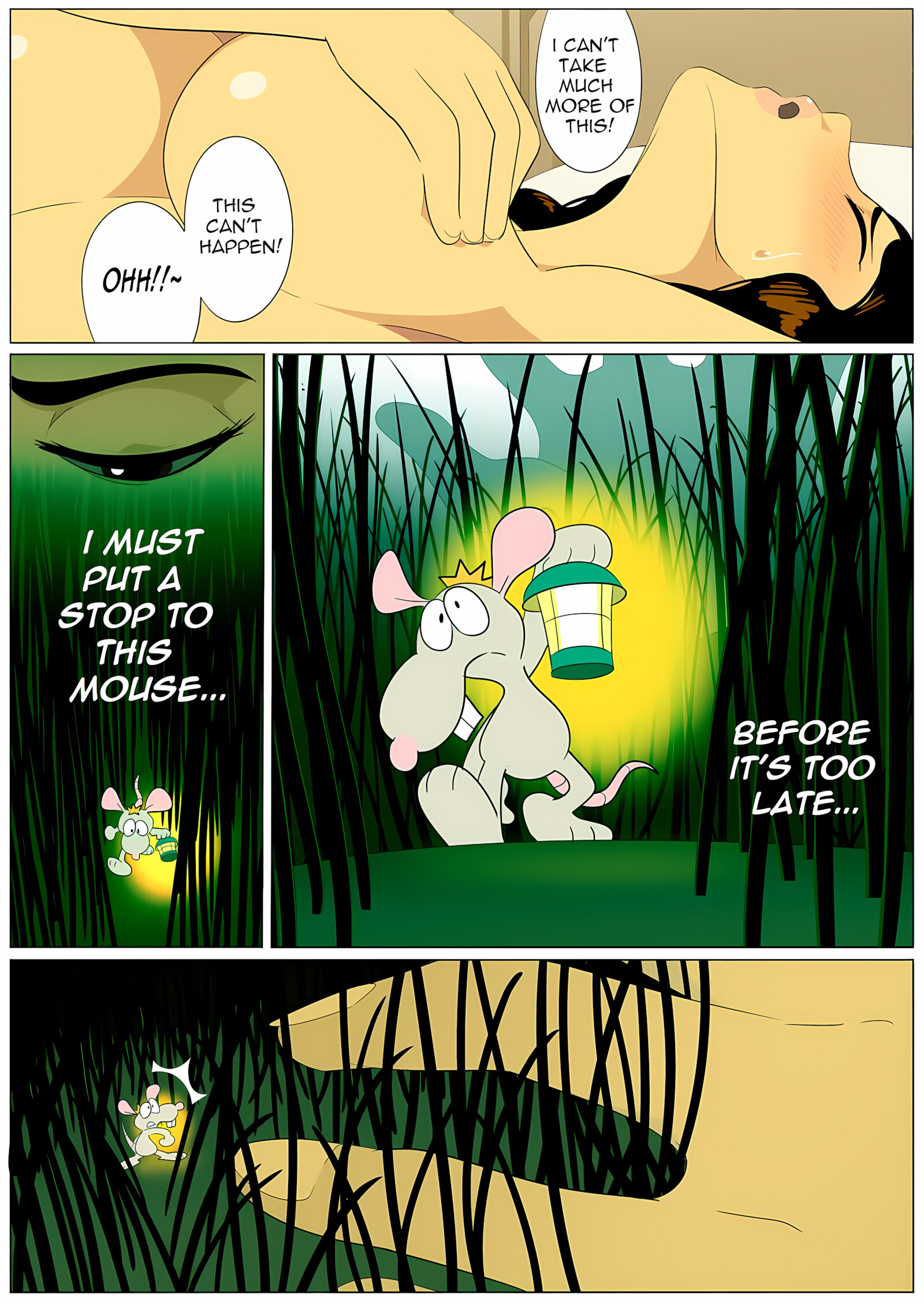 Mouse and Giantess Continued [Dangerking11], Mouse and Giantess Continued, page 3 of 40