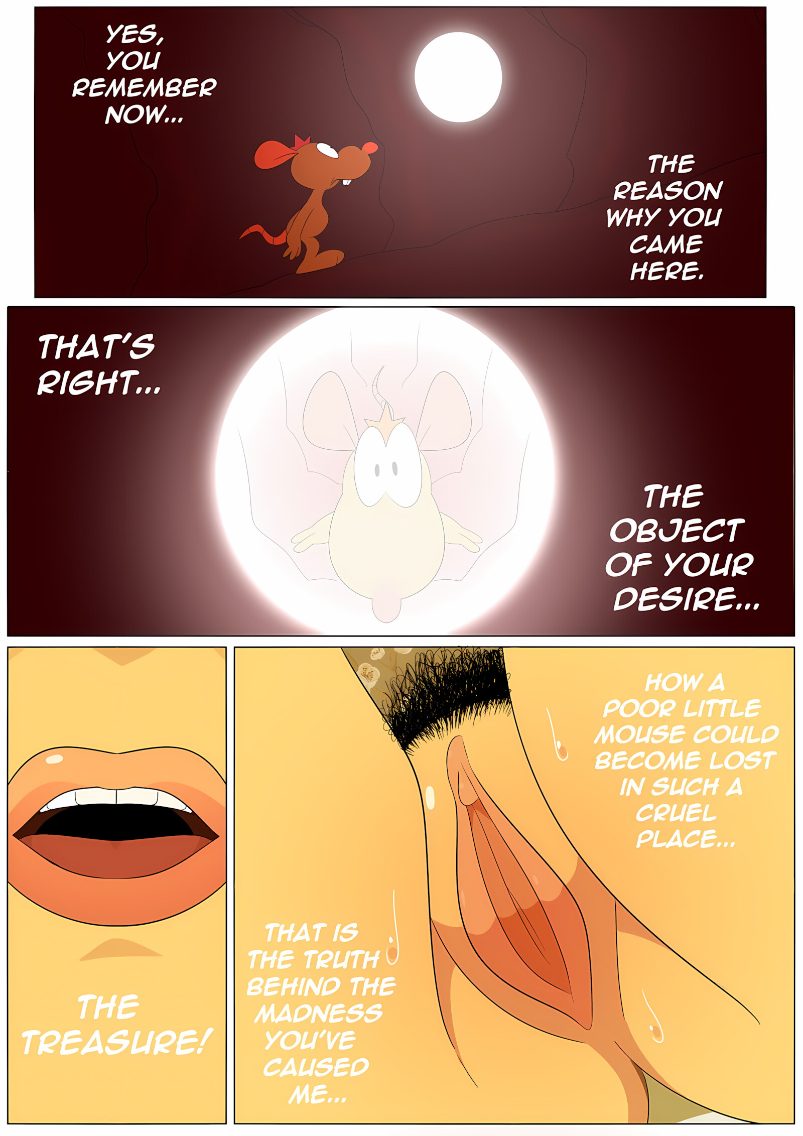 Mouse and Giantess Continued [Dangerking11], Mouse and Giantess Continued, page 22 of 40
