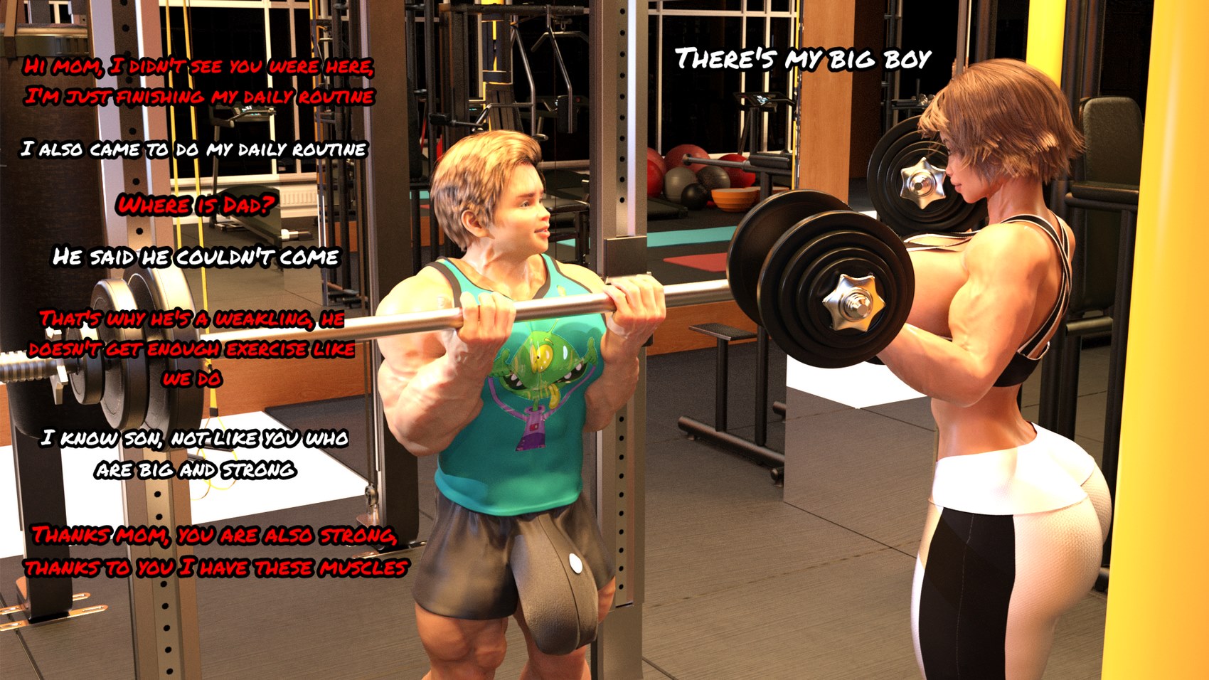 My Muscular Son [Notoriouscrs], My Muscular Son, page 1 of 16